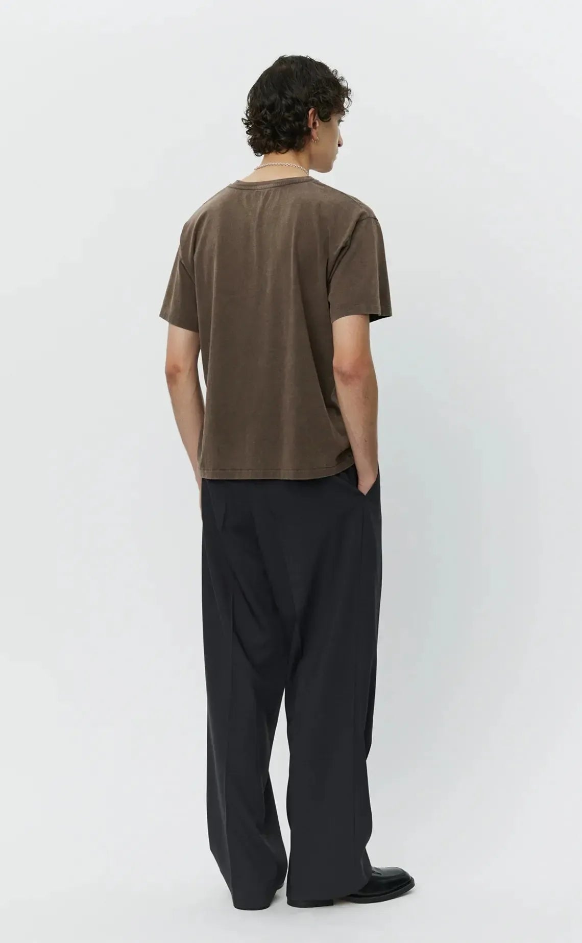 New Tee - Washed Brown-mfpen-W2 Store