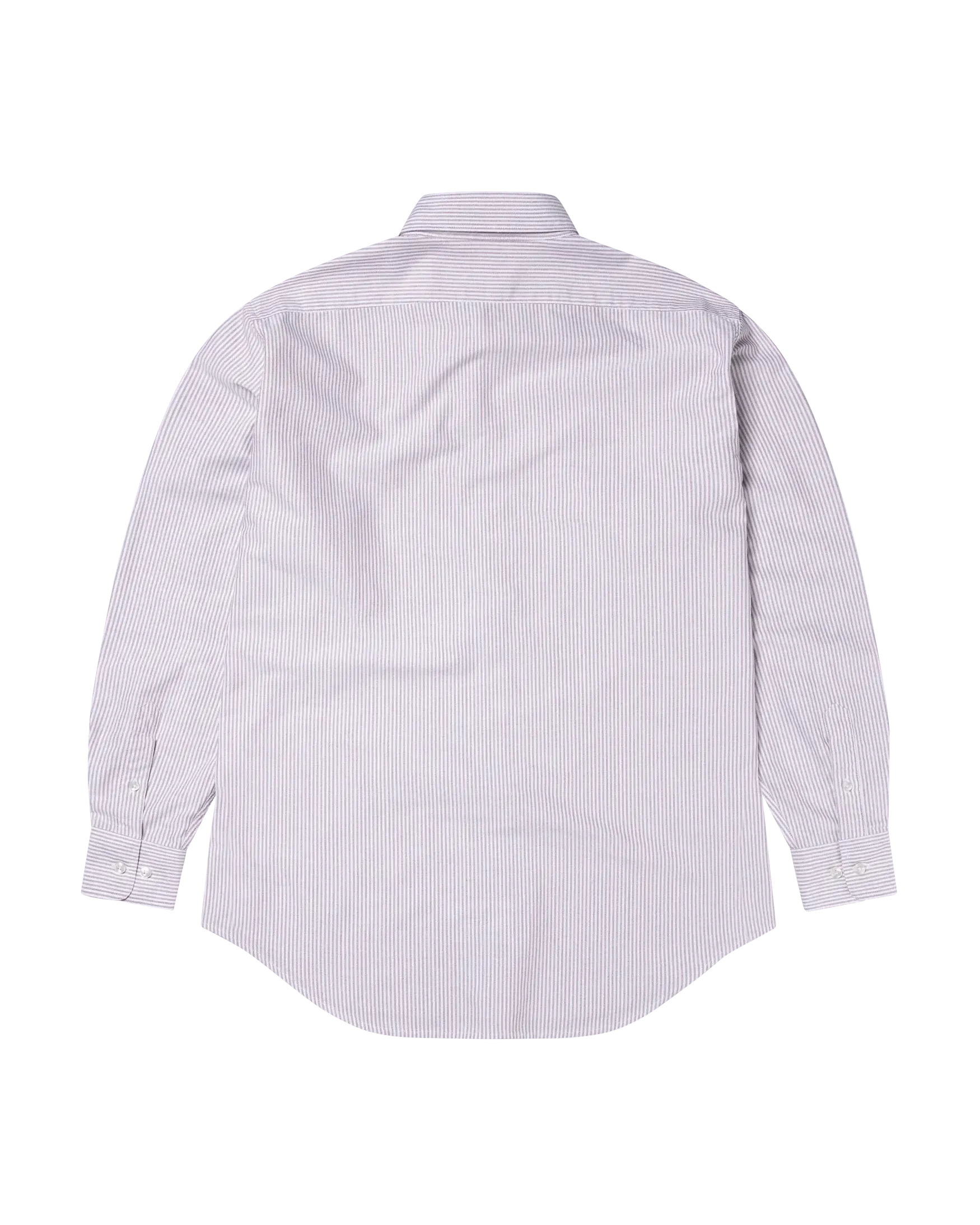 No Problemo Long Sleeve Stripe Oxford Shirt - Red-No Problemo-W2 Store