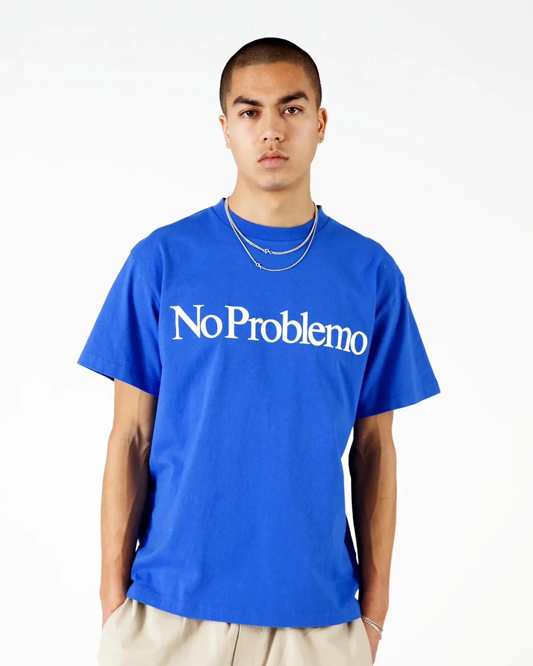 No Problemo Short Sleeve Tee - Blue-No Problemo-W2 Store