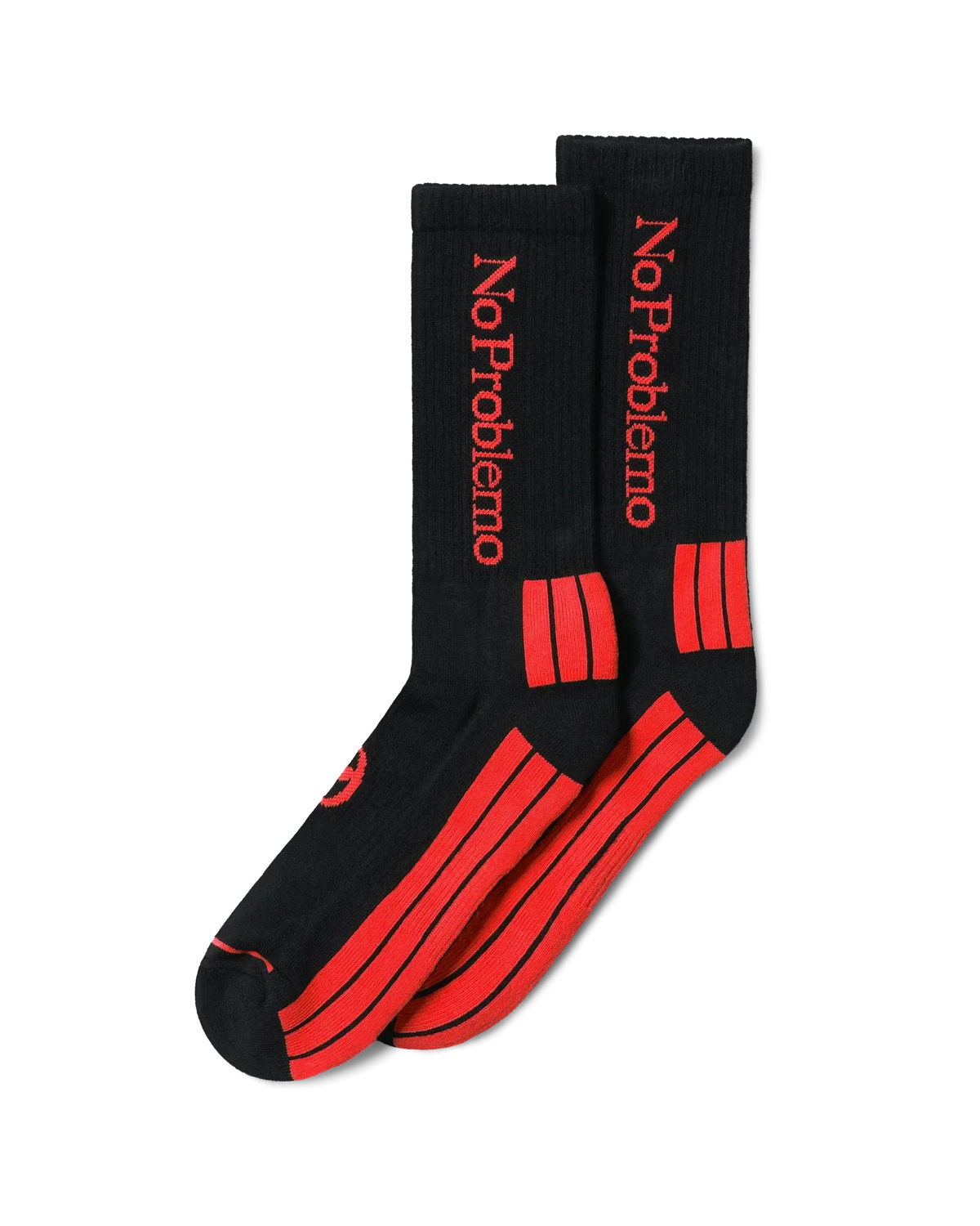 No Problemo Sock - Black/Red-No Problemo-W2 Store