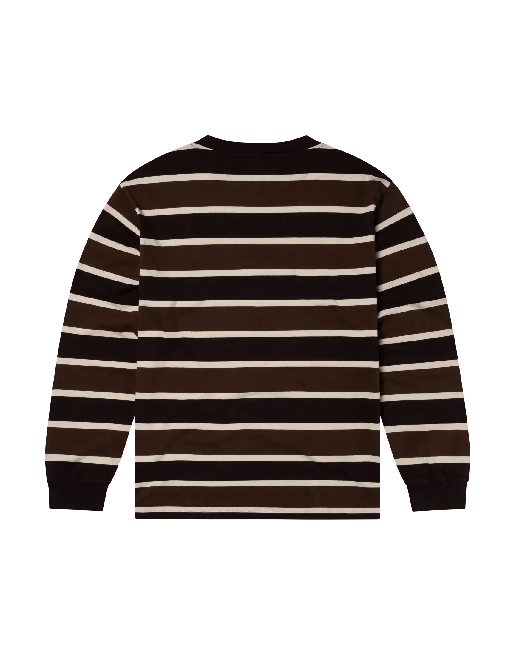 No Problemo Striped Long Sleeve T-Shirt - Brown-No Problemo-W2 Store