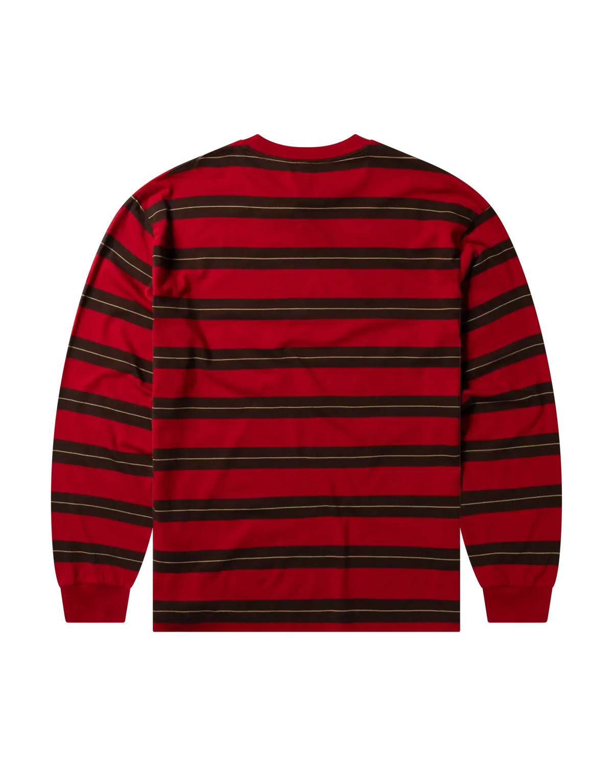 No Problemo Striped Long Sleeve T-Shirt - Red-No Problemo-W2 Store