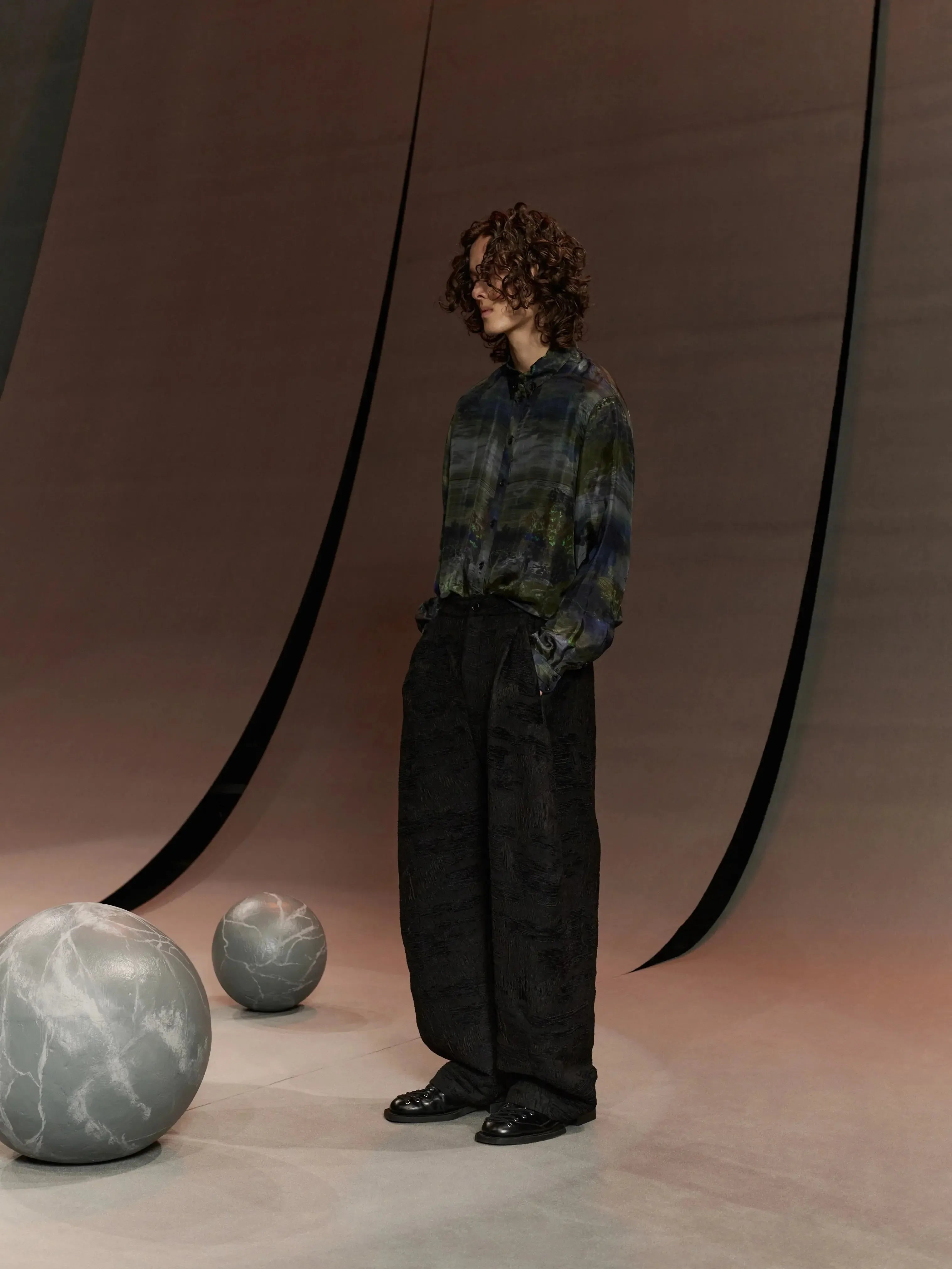 One Pants - Fishes Black-Henrik Vibskov-W2 Store