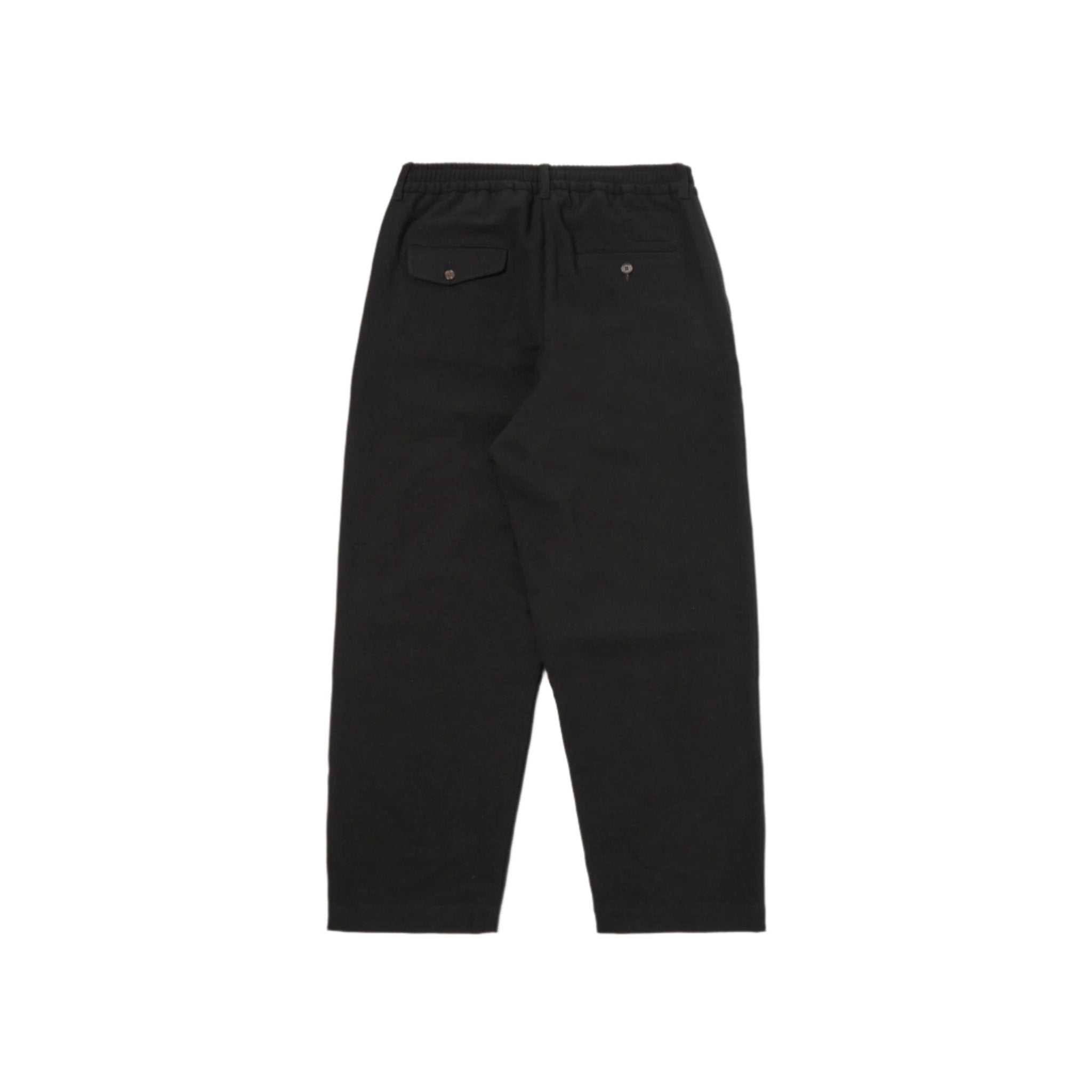 Oxford Pant Recycled Soft Wool - Black-Universal Works-W2 Store