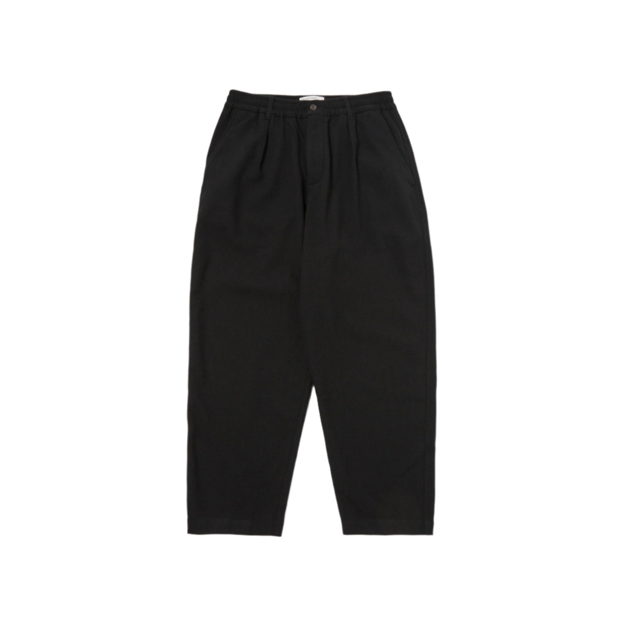 Oxford Pant Recycled Soft Wool - Black-Universal Works-W2 Store