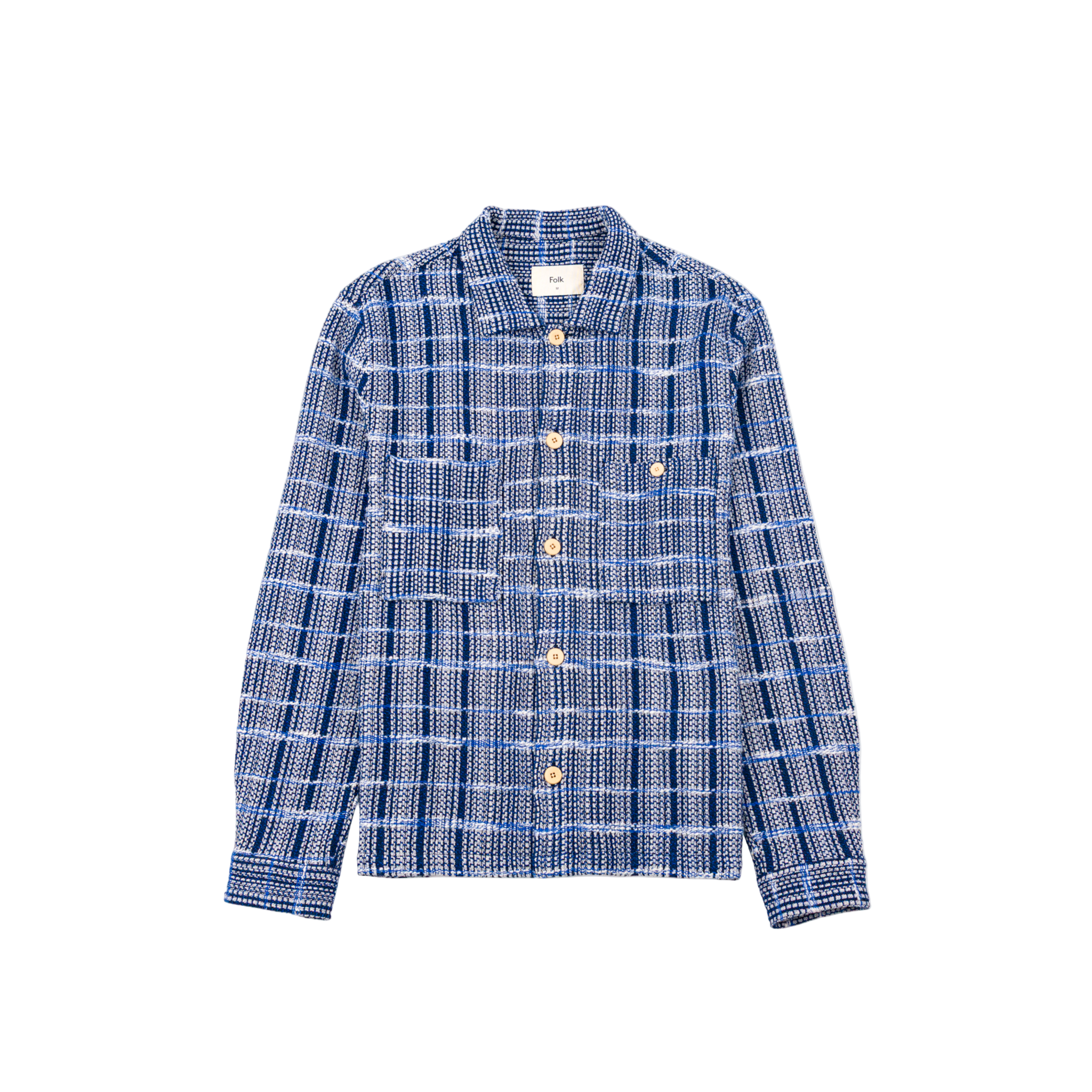 Patch Overshirt - Blue Tapestry-Folk-W2 Store