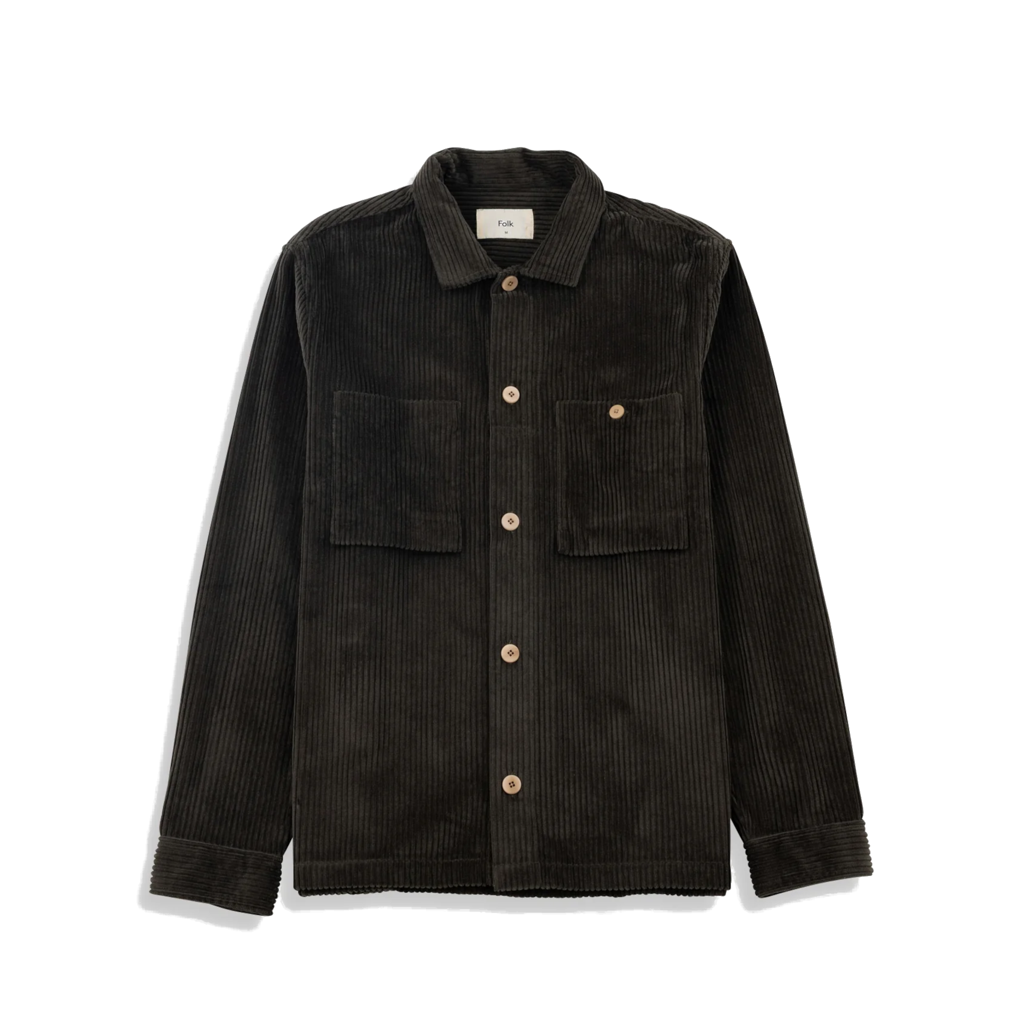 Patch Overshirt - Deep Sage Chunky Cord-Folk-W2 Store