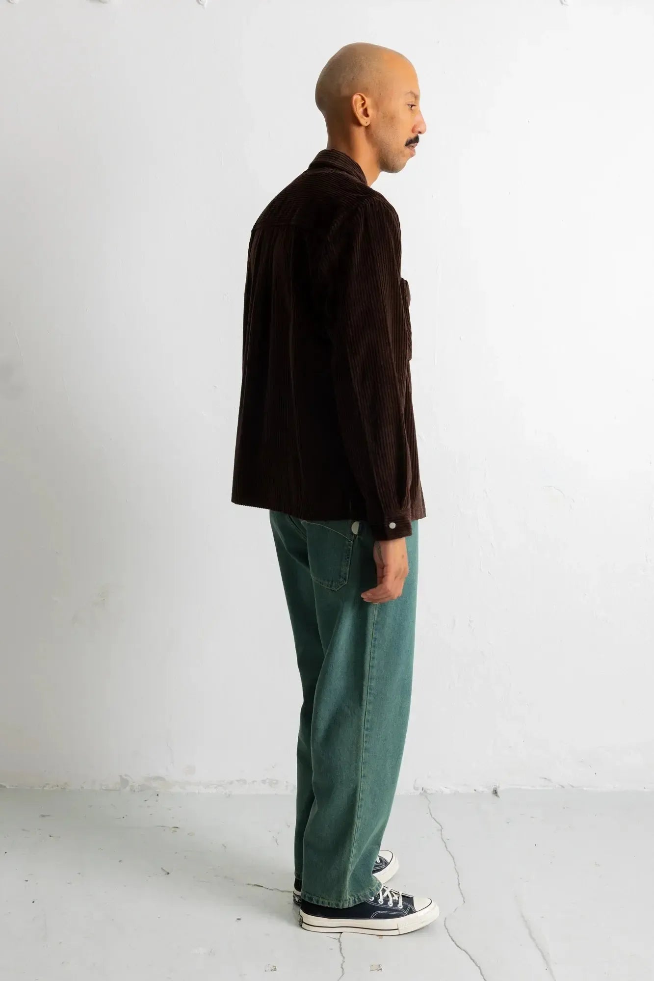 Patch Overshirt - Espresso Chunky Cord-Folk-W2 Store