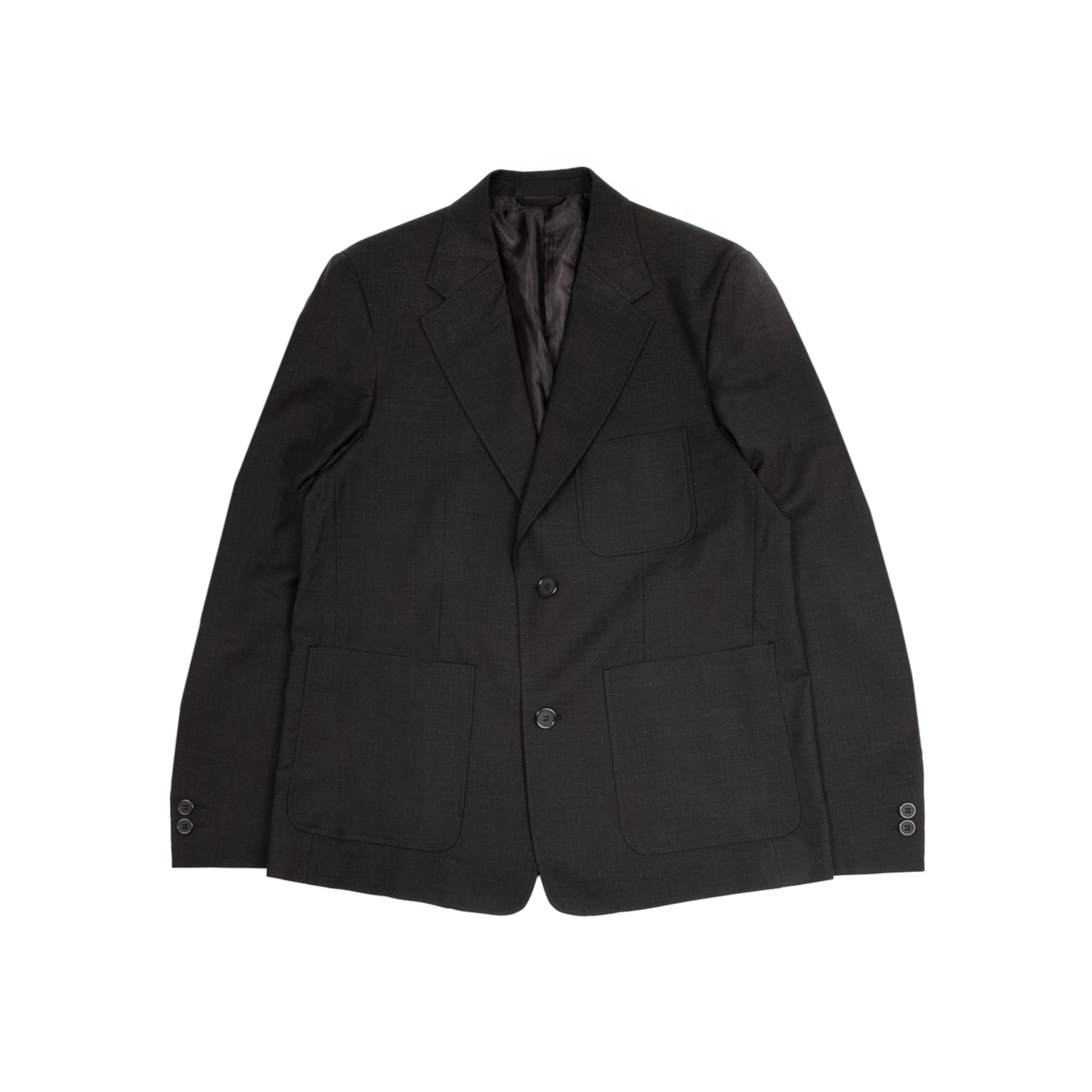 Patch Pocket Blazer - Anthracite-mfpen-W2 Store