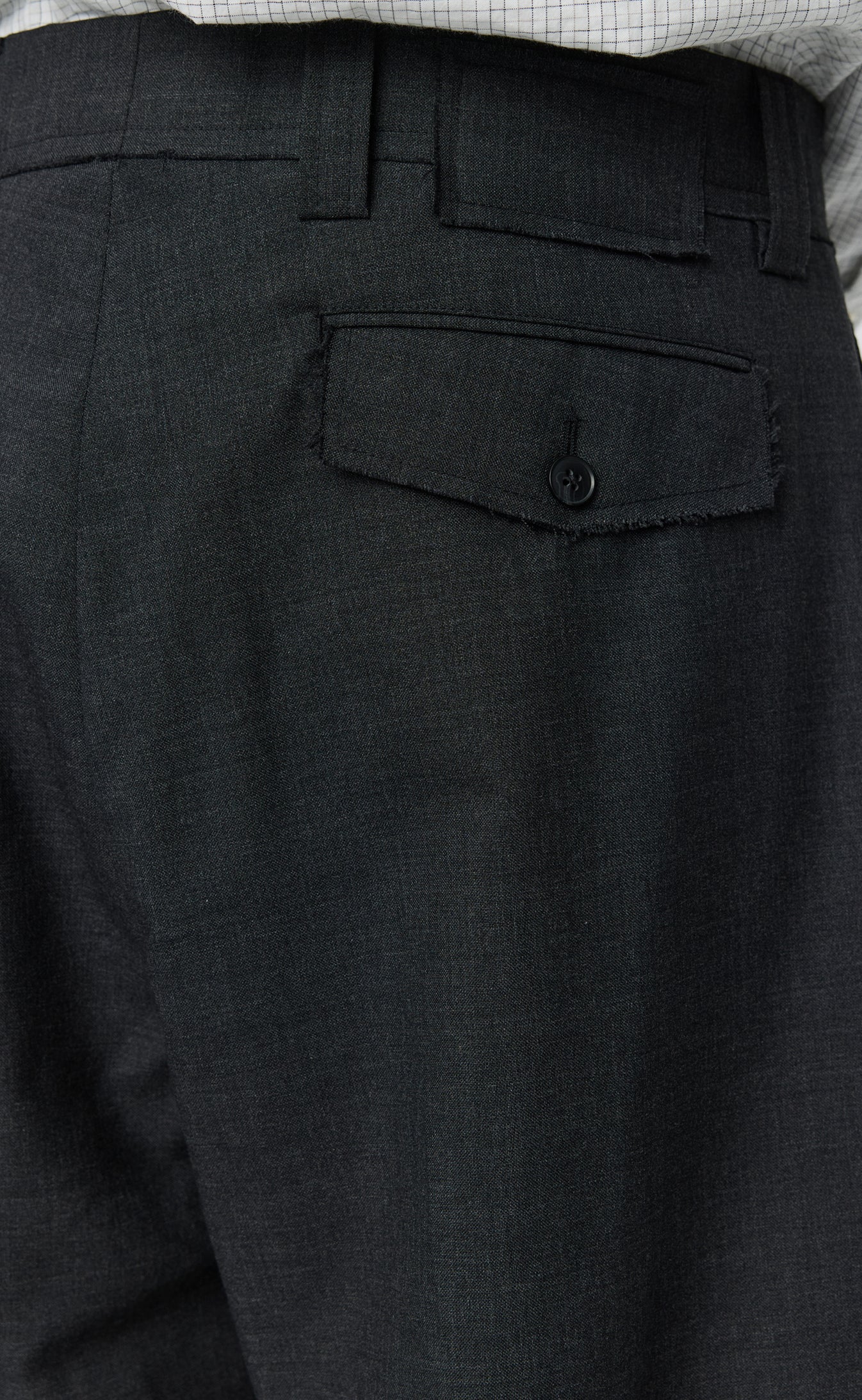 Patch Trousers - Grey Wool-mfpen-W2 Store