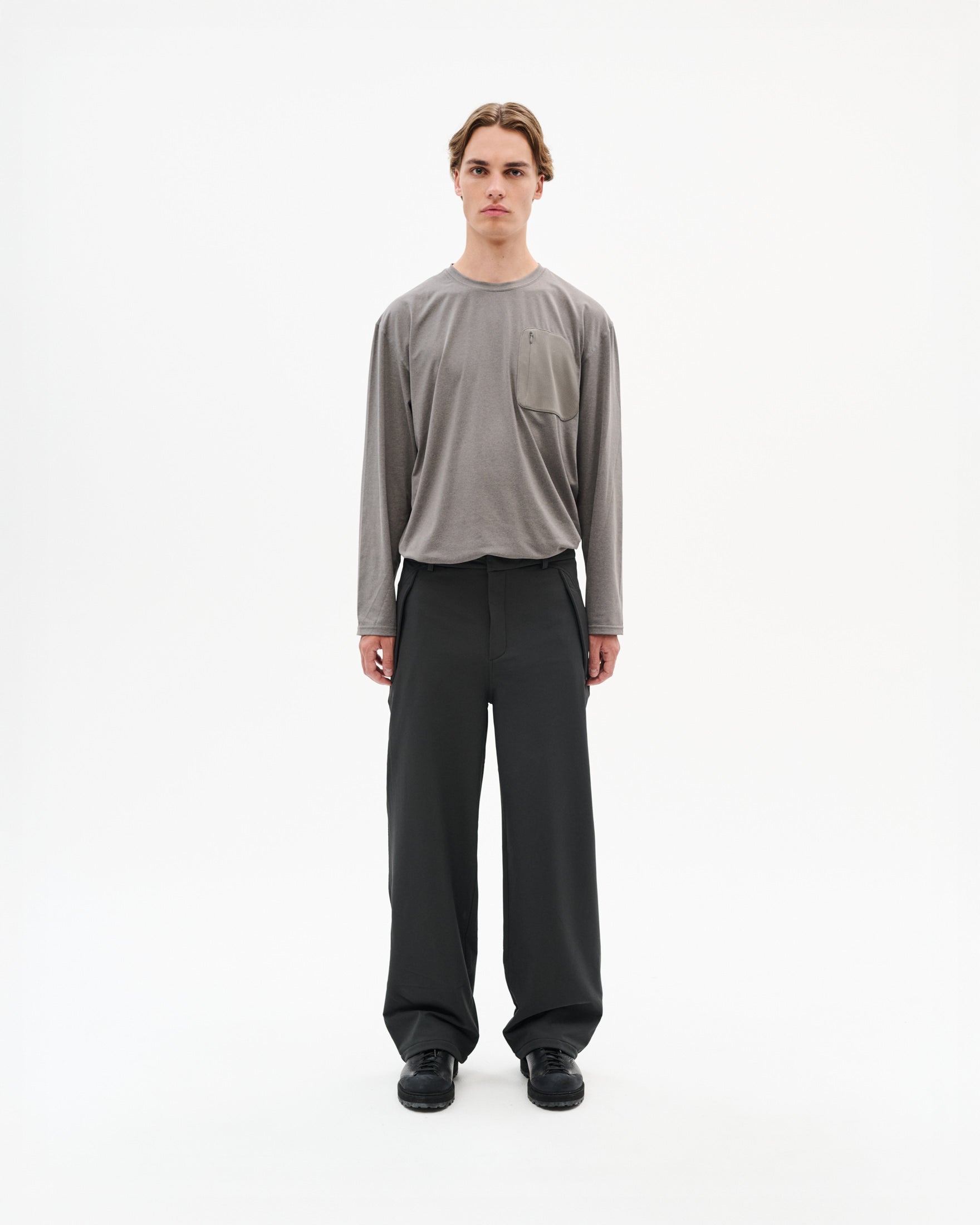 Path Inner Brushed Softshell Trouser - Charcoal Black-Hiking Patrol-W2 Store