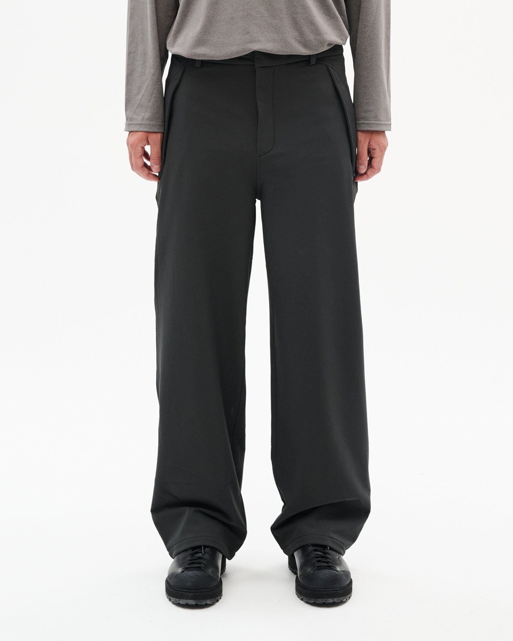 Path Inner Brushed Softshell Trouser - Charcoal Black-Hiking Patrol-W2 Store