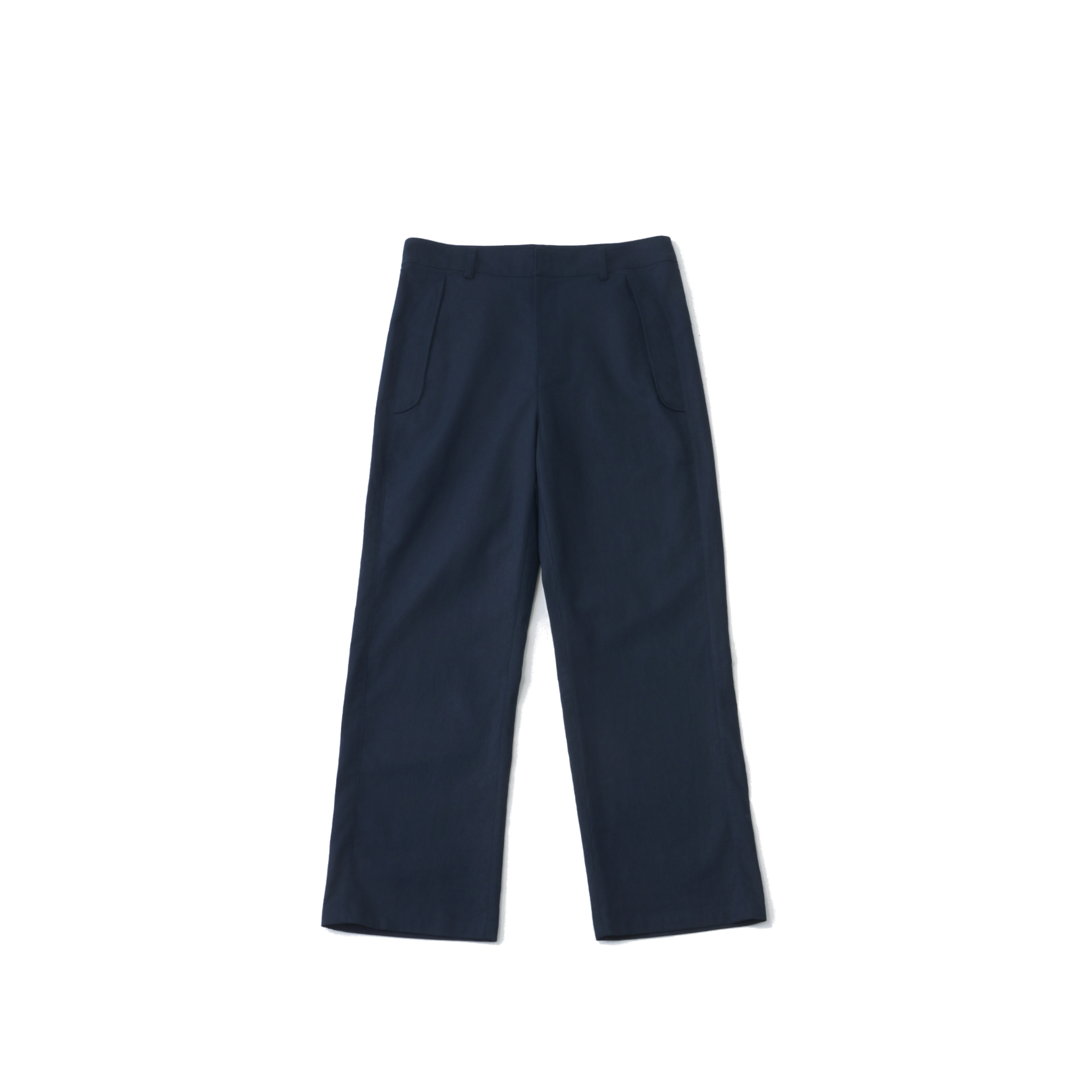 Path Linen Cotton Mixed Trouser - Dark Navy-Hiking Patrol-W2 Store