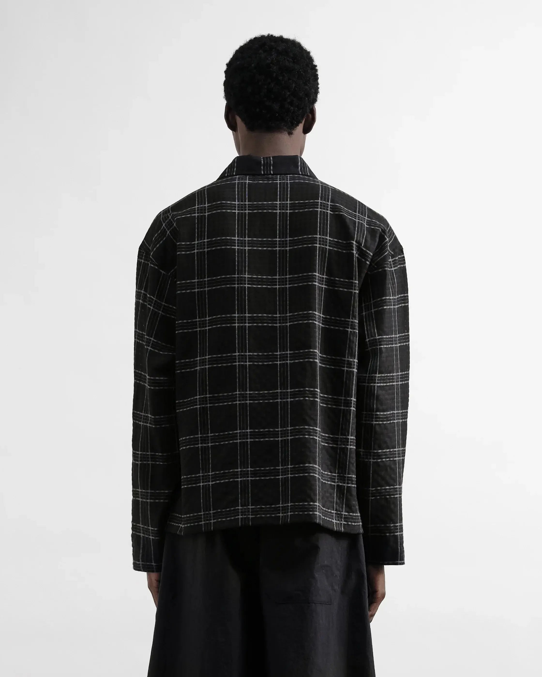 Pj Overshirt - Black/Grey-YMC-W2 Store