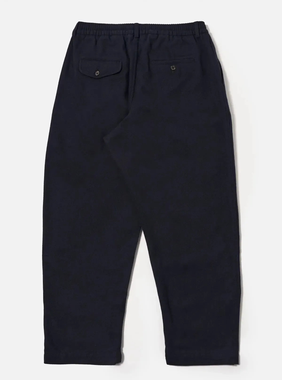 Pleated Track Pant Soft Recycled Wool - Dark Navy-Universal Works-W2 Store