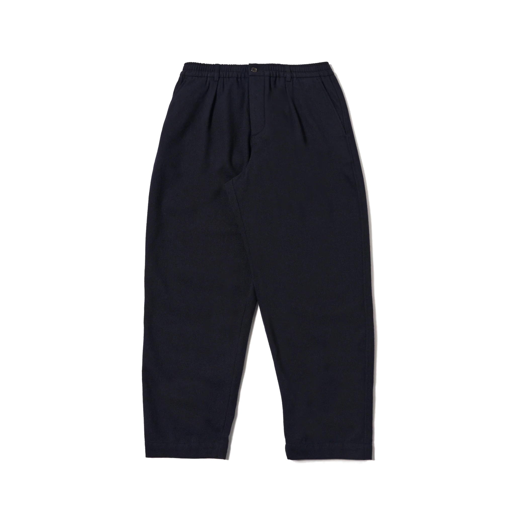Pleated Track Pant Soft Recycled Wool - Dark Navy-Universal Works-W2 Store