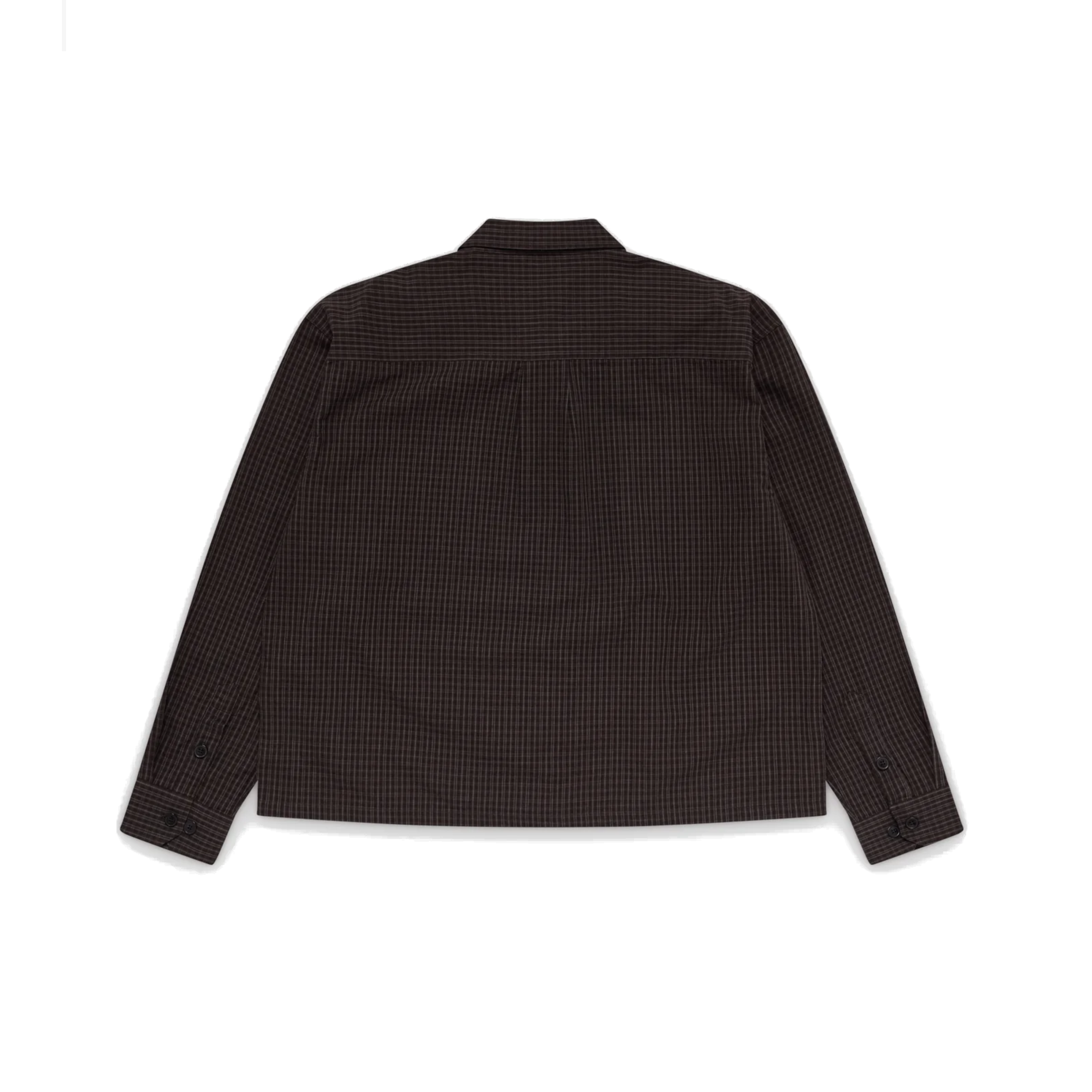 Priority Shirt - Dark Linen Check-mfpen-W2 Store