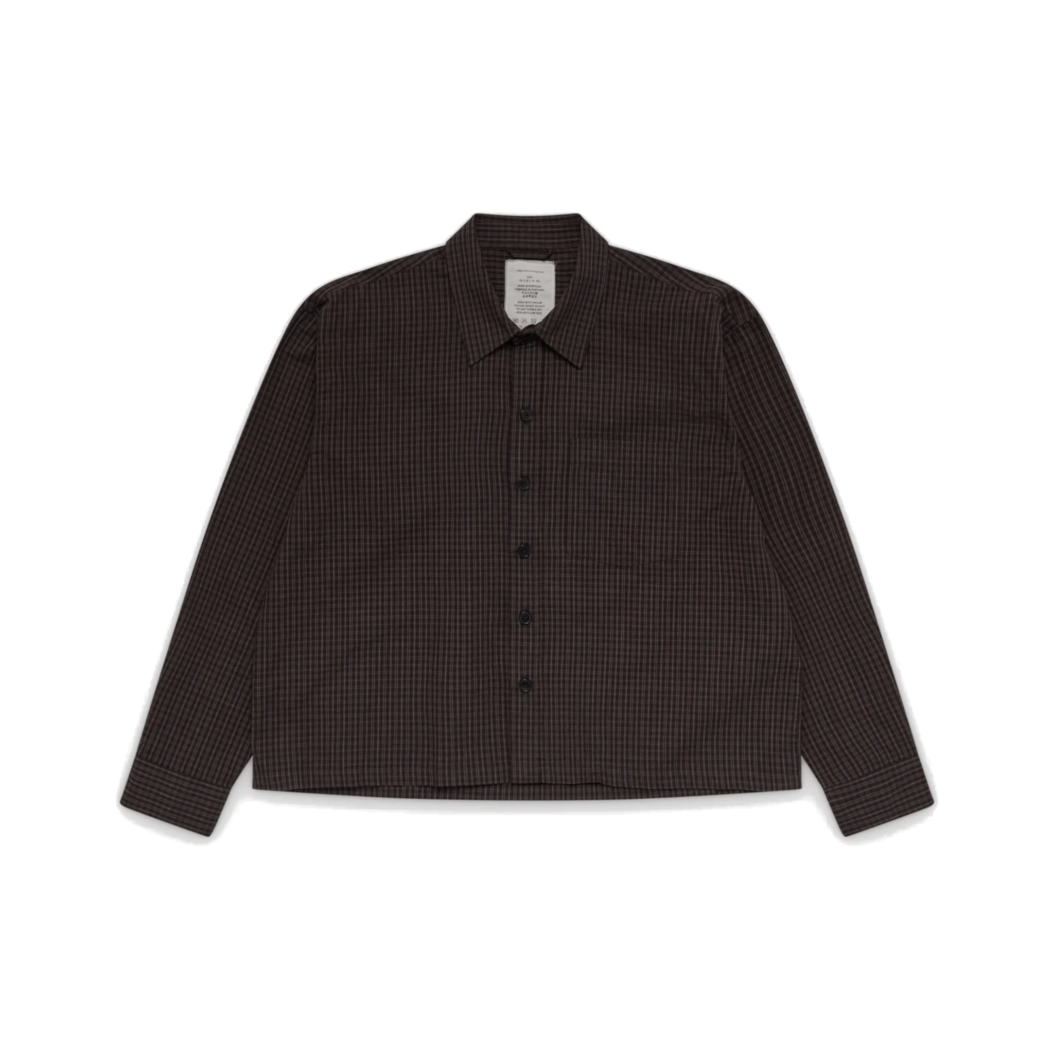 Priority Shirt - Dark Linen Check-mfpen-W2 Store