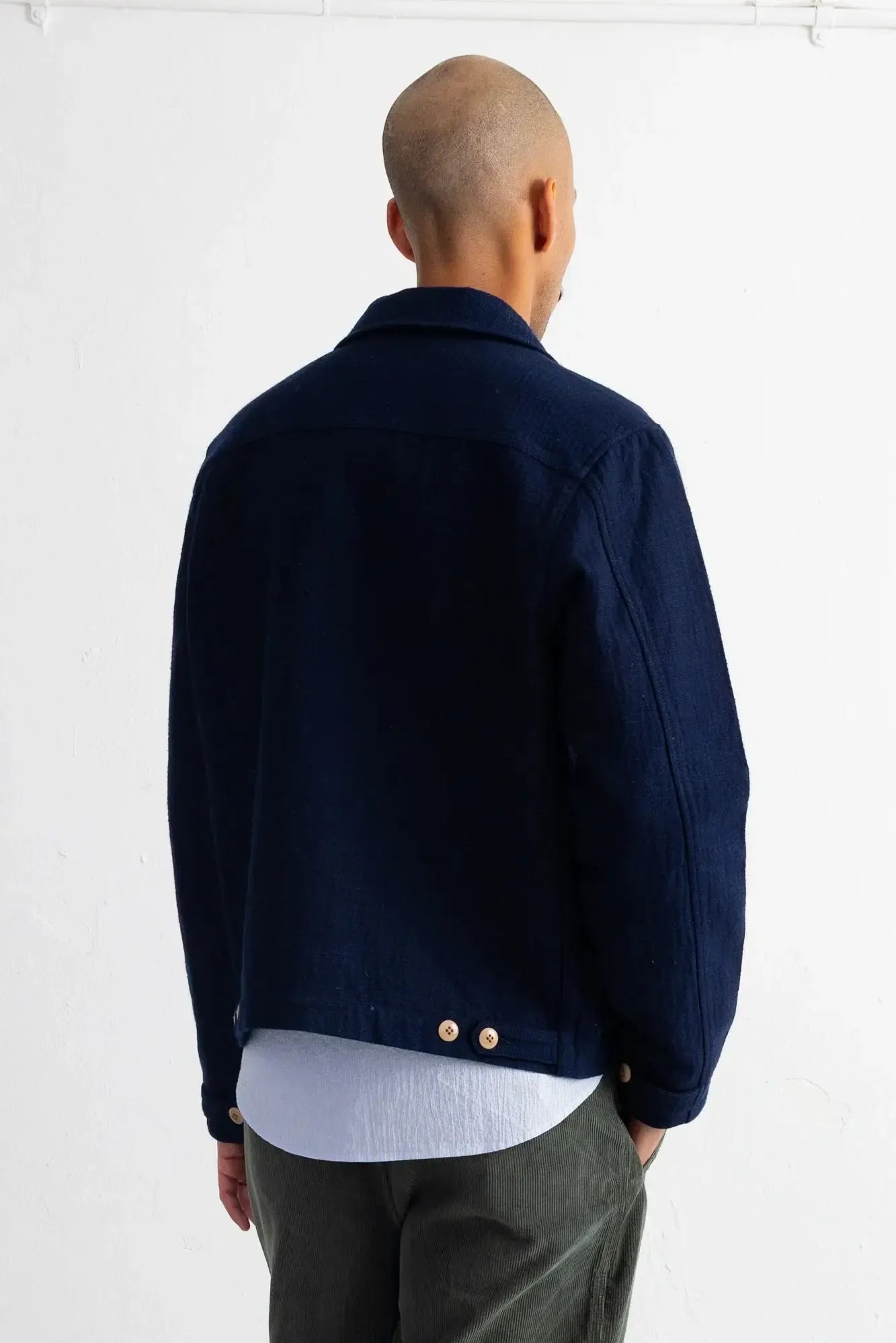 Prism Jacket - Indigo Texture-Folk-W2 Store