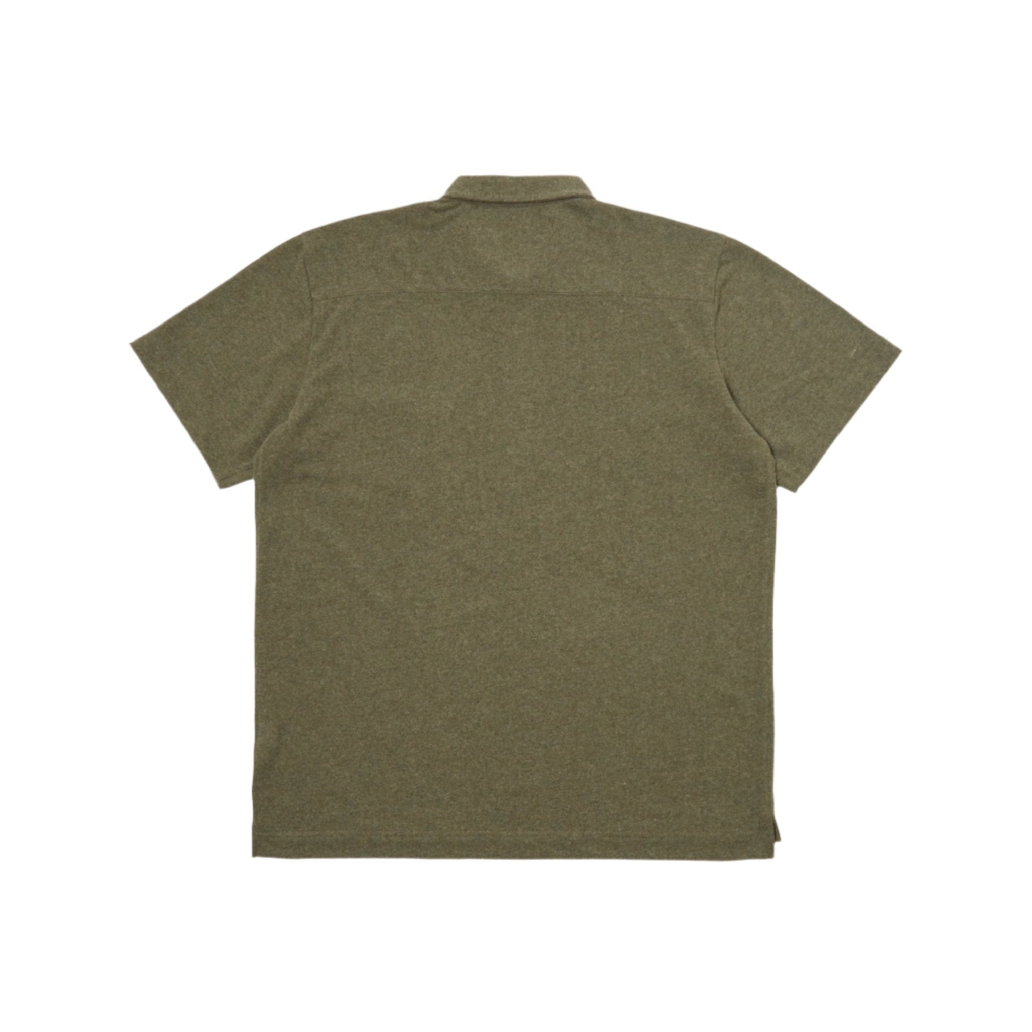 Pullover SS Shirt Recycled Wool Mix - Olive-Universal Works-W2 Store