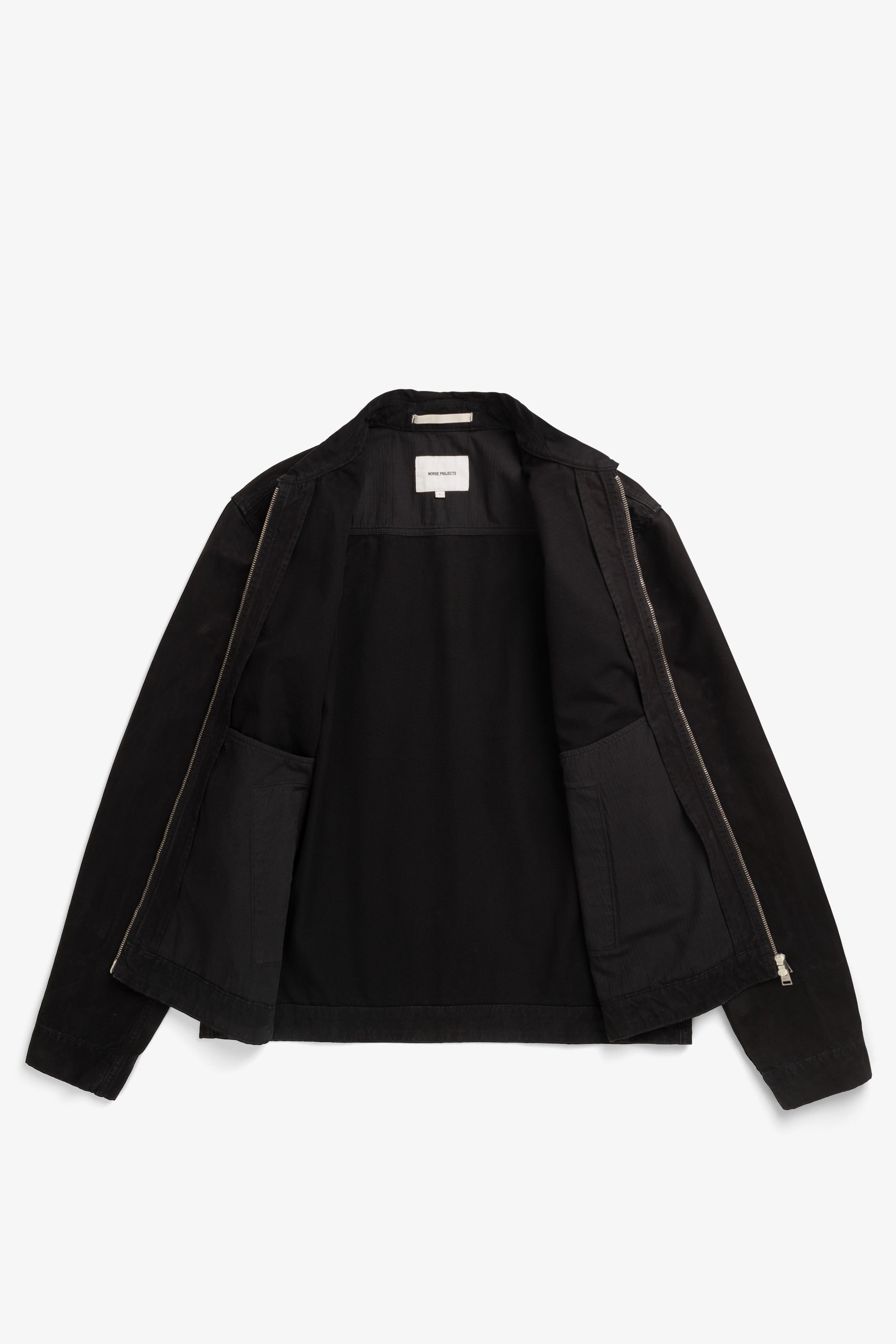 Raabjerg Canvas Jacket - Black-Norse Projects-W2 Store