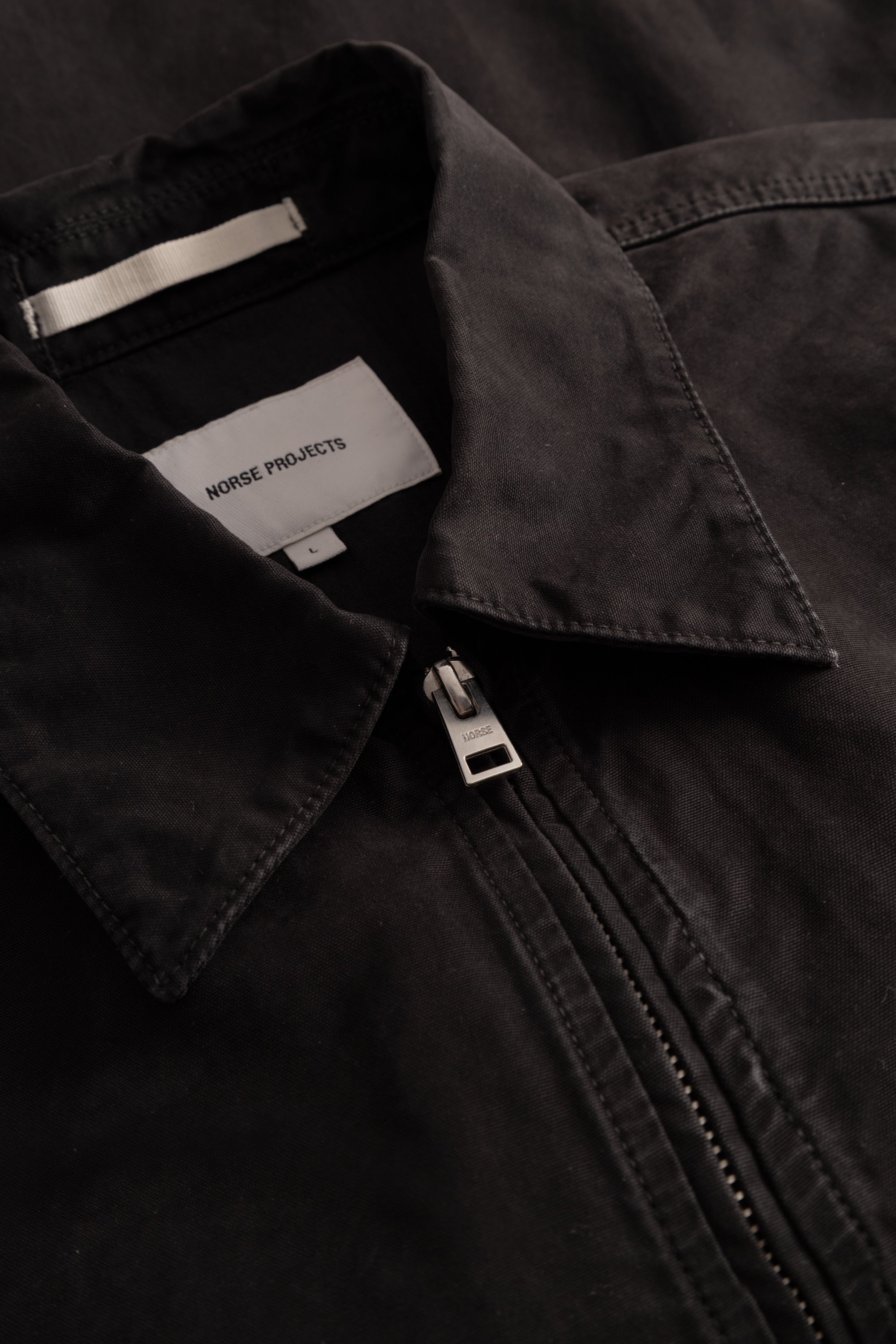 Raabjerg Canvas Jacket - Black-Norse Projects-W2 Store