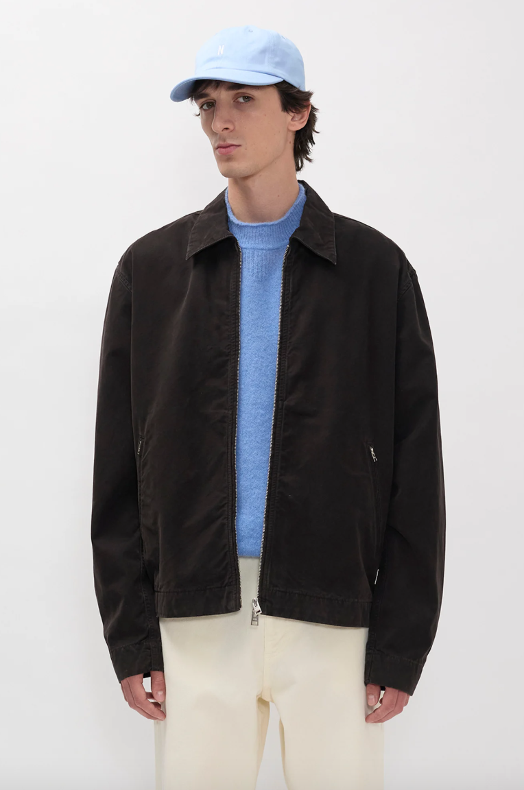 Raabjerg Canvas Jacket - Black-Norse Projects-W2 Store