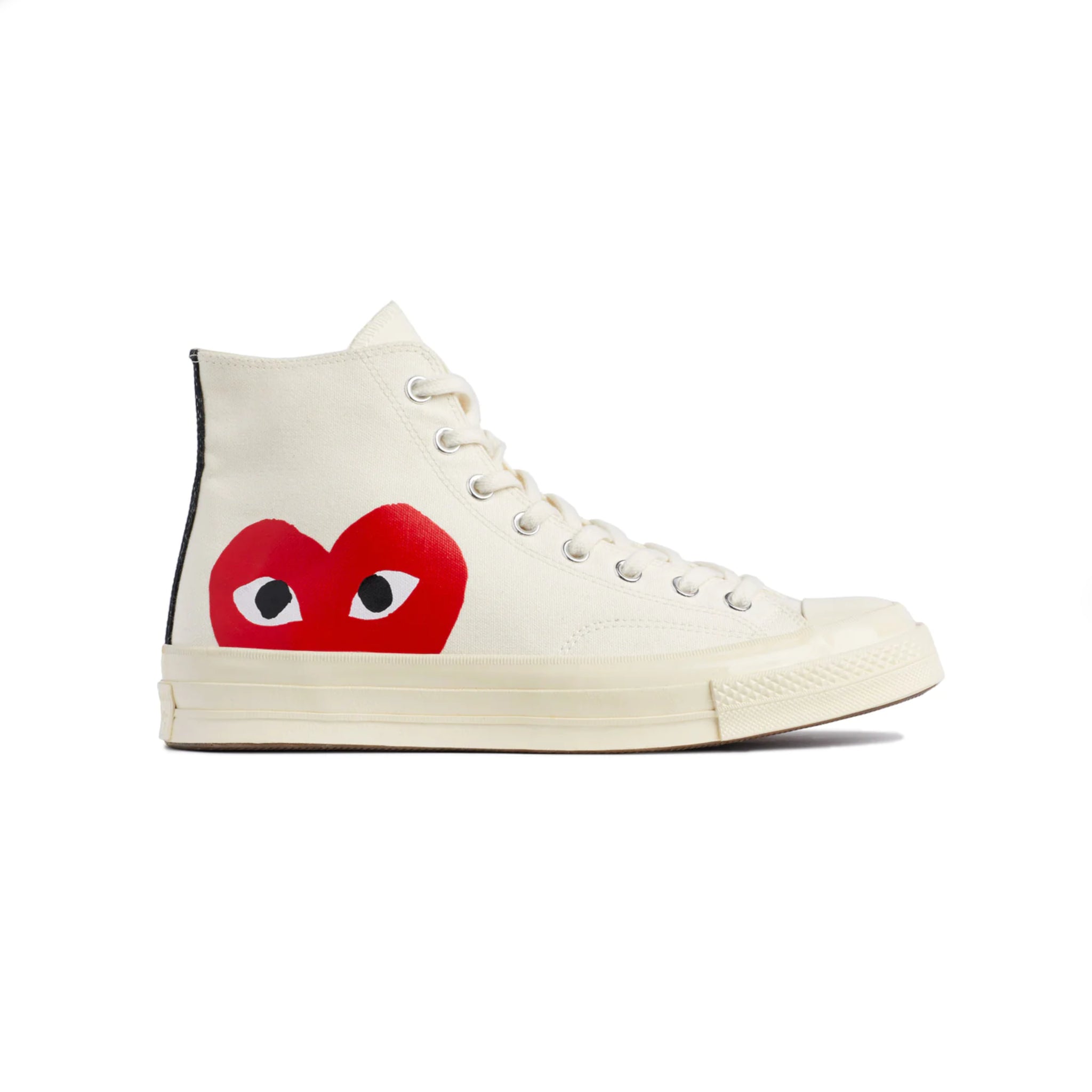 Red Heart 70s Chuck Taylor High Converse - White-Comme des Garçons Converse-W2 Store