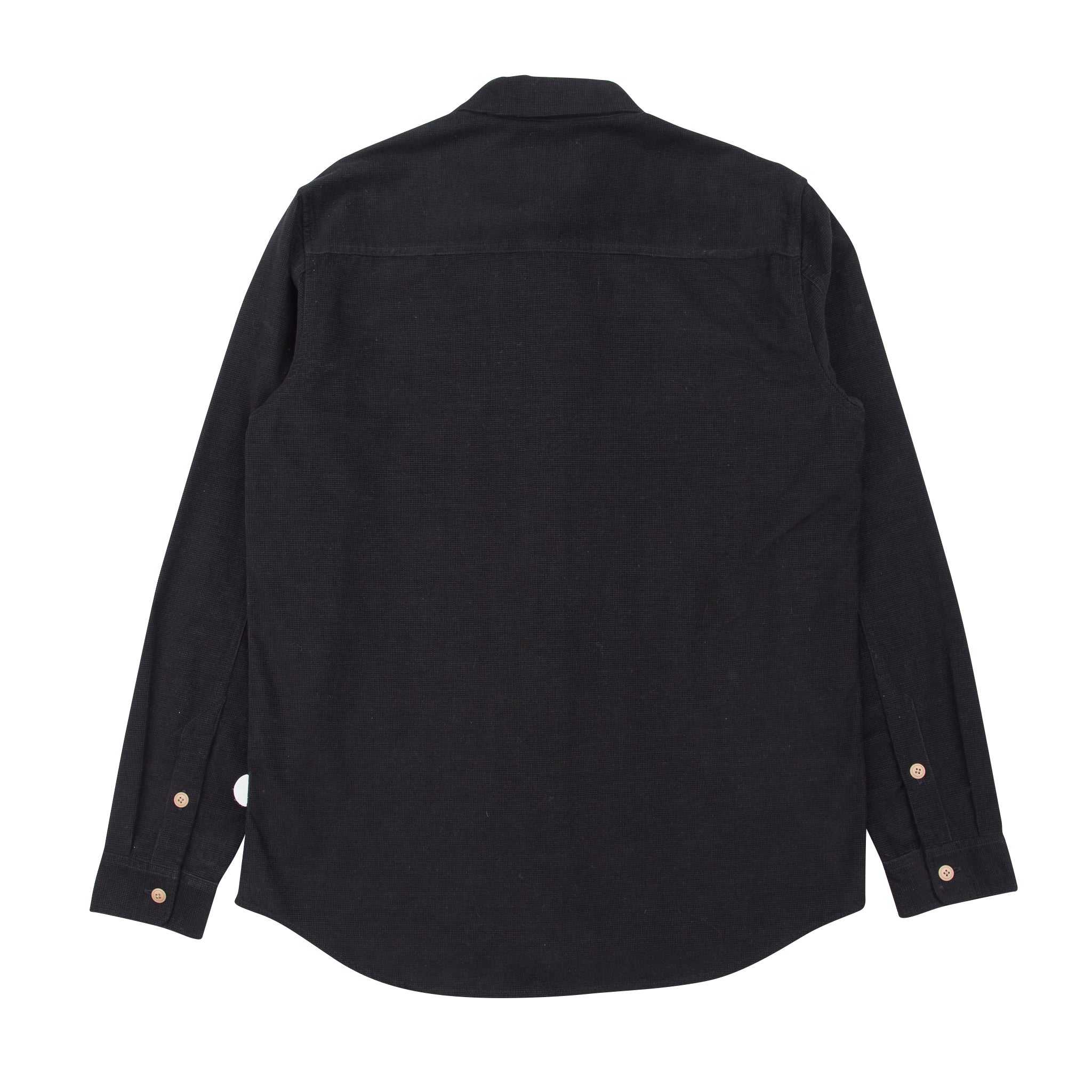 Relaxed Babycord Shirt - Black Microcheck-Folk-W2 Store