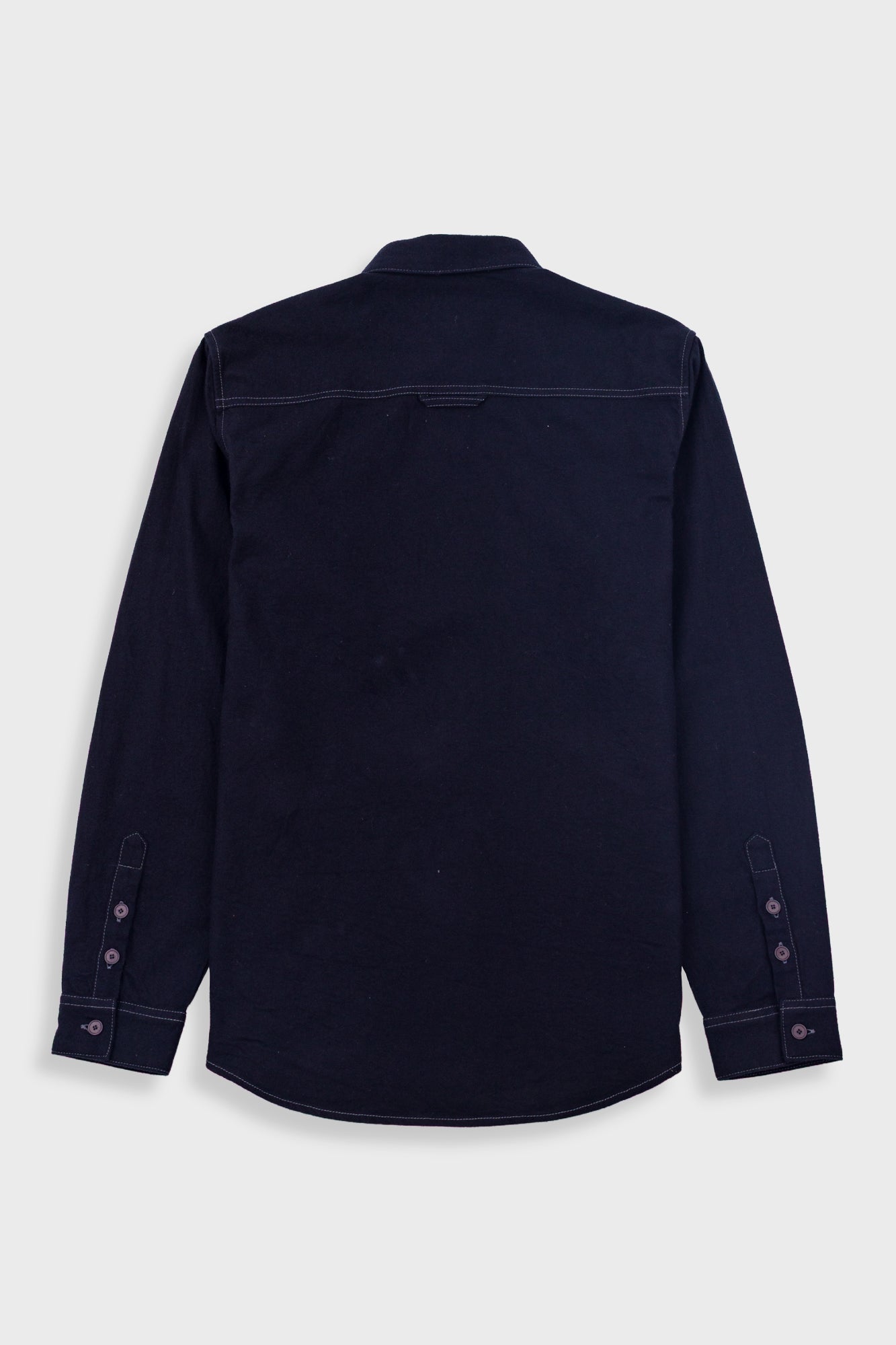 Relaxed Fit Shirt - Black Flannel-Folk-W2 Store