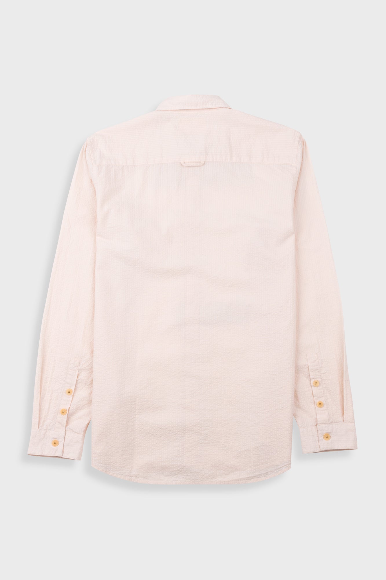 Relaxed Fit Shirt - Ecru Seersucker-Folk-W2 Store