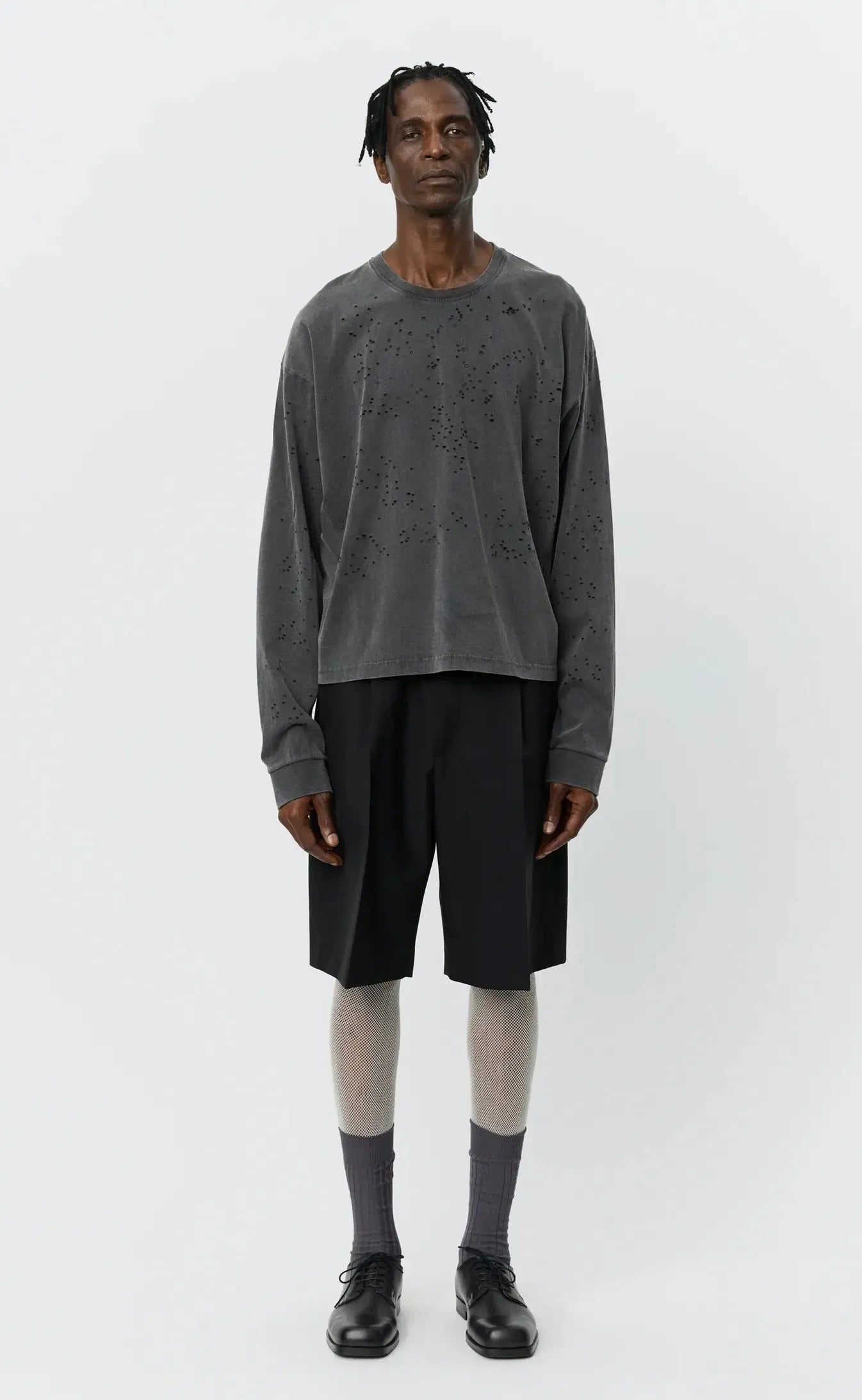 Relaxed Longsleeve Tee - Fault and Fracture-mfpen-W2 Store