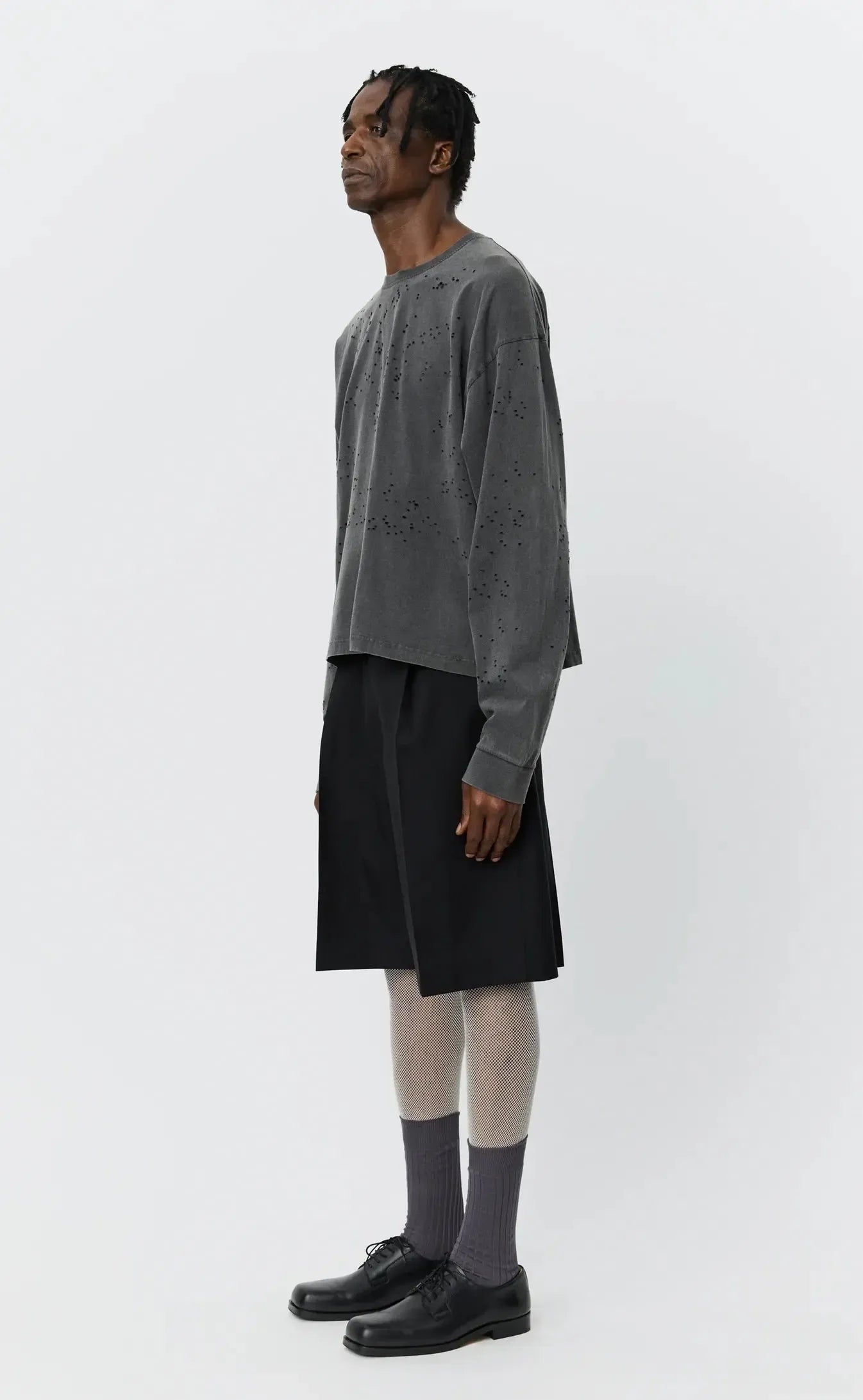 Relaxed Longsleeve Tee - Fault and Fracture-mfpen-W2 Store