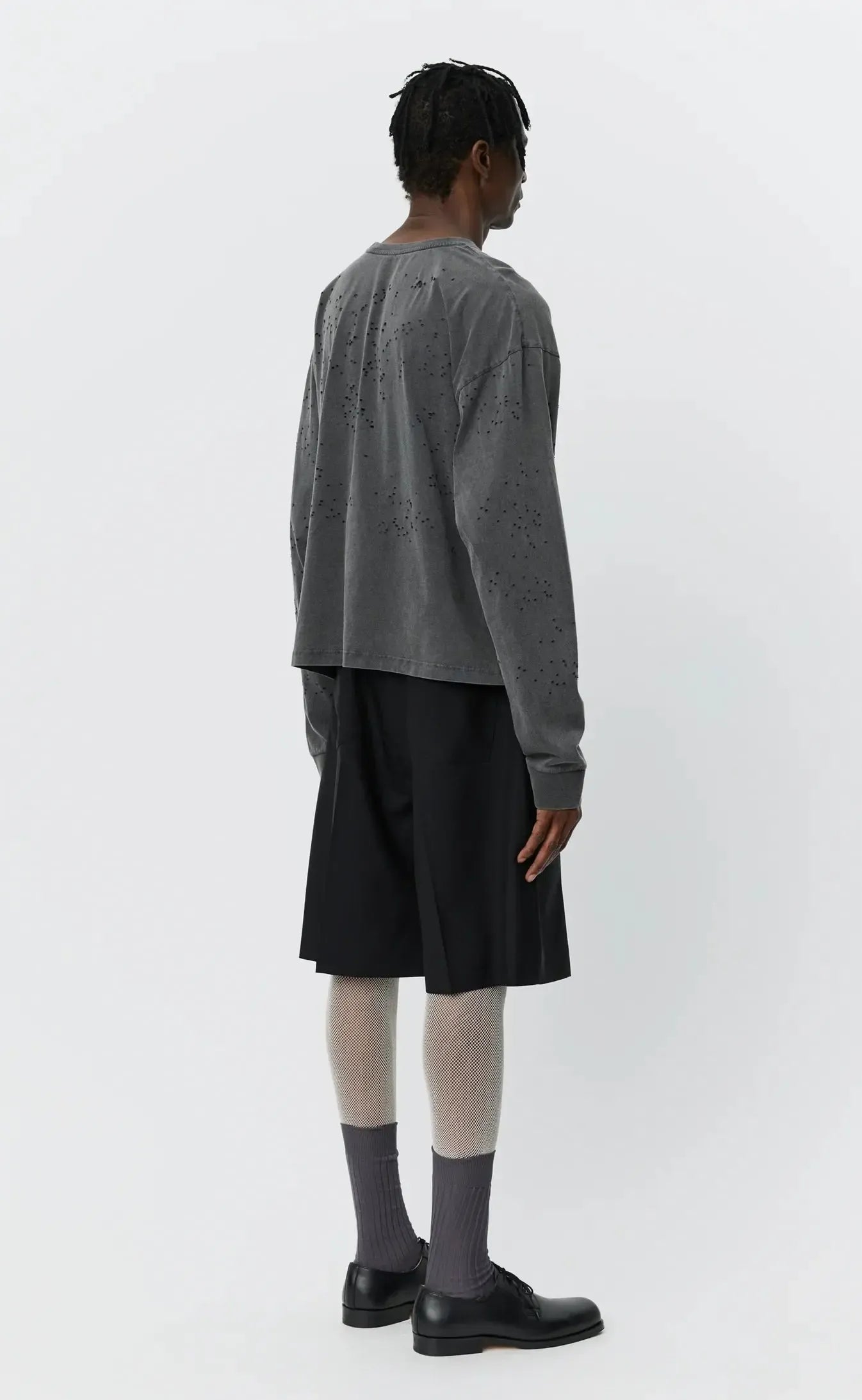 Relaxed Longsleeve Tee - Fault and Fracture-mfpen-W2 Store