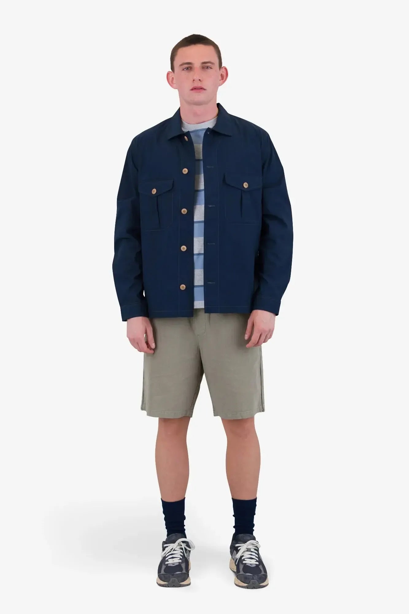Revere Overshirt - Navy-Folk-W2 Store