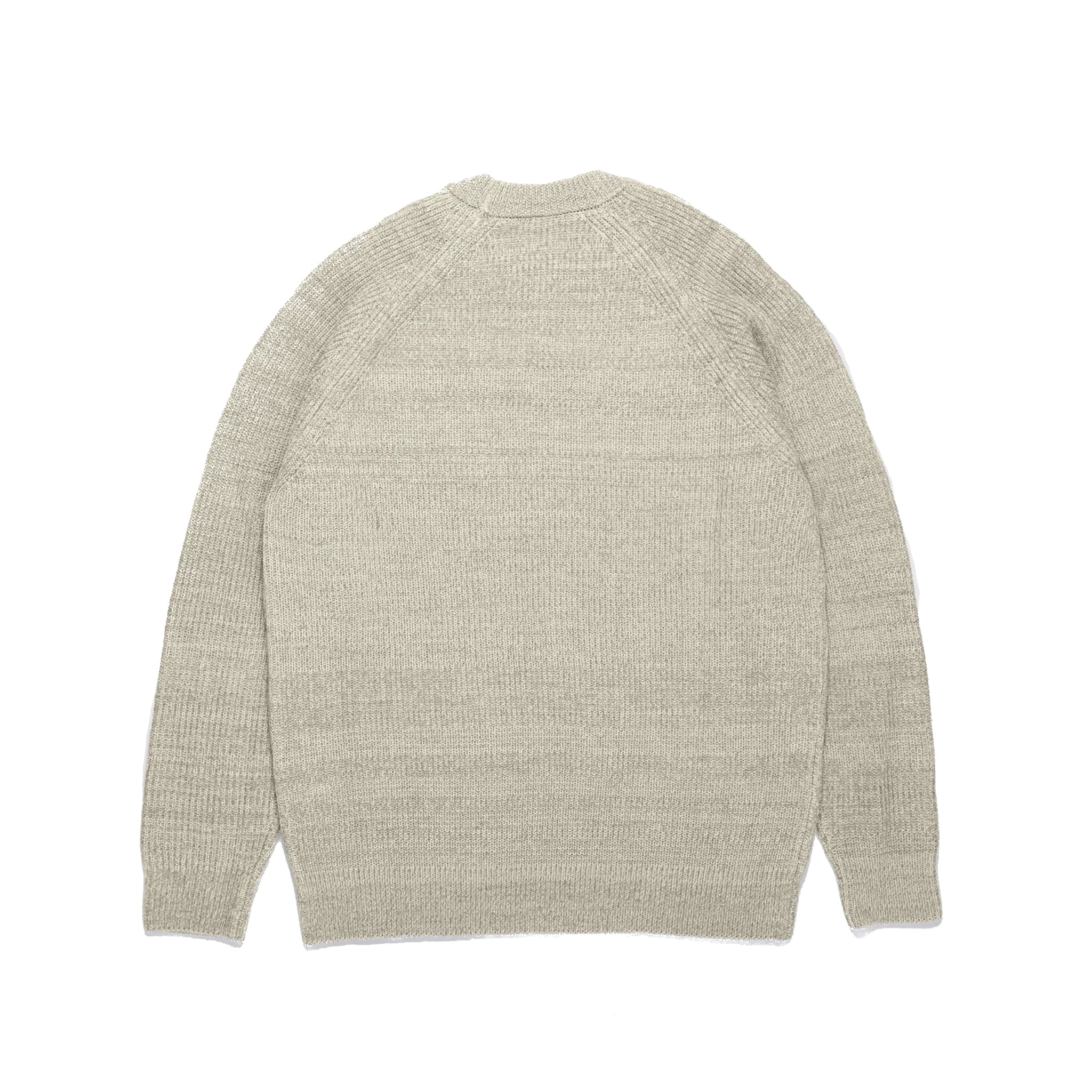 Roald Wool Cotton Rib Sweater - Sediment Green-Norse Projects-W2 Store