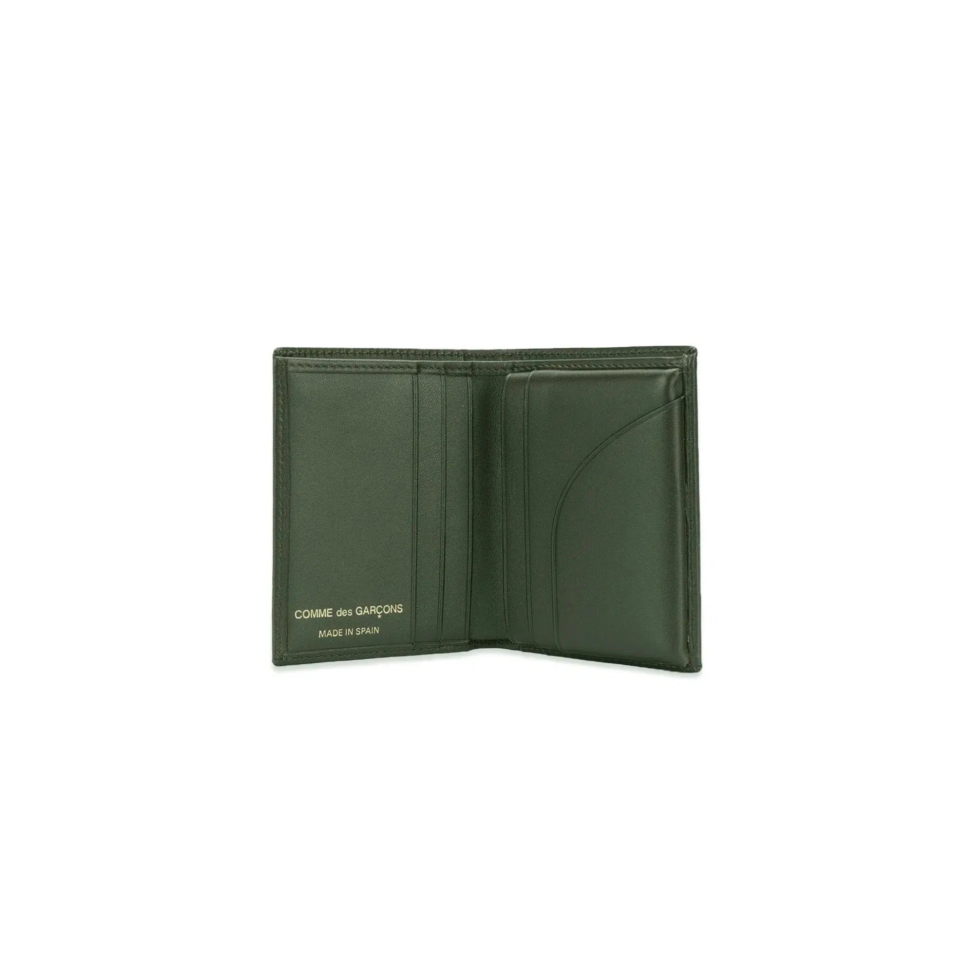 SA0641 Wallet - Bottle Green-Comme des Garçons Wallet-W2 Store
