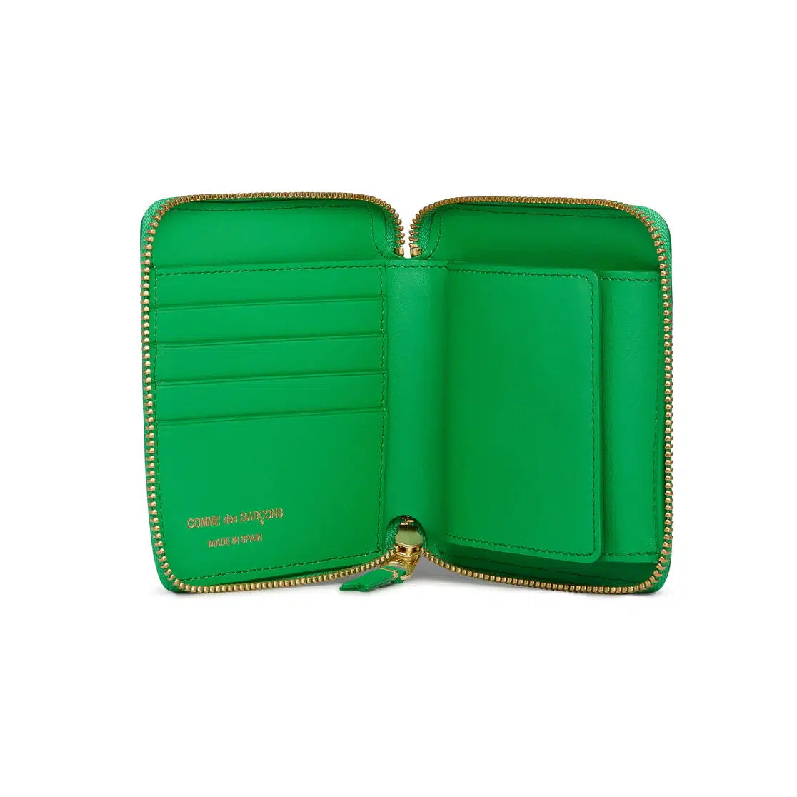 SA2100 Wallet - Green-Comme des Garçons Wallet-W2 Store