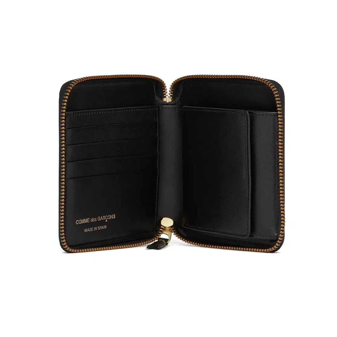 SA2100LG Wallet - Luxury Black-Comme des Garçons Wallet-W2 Store