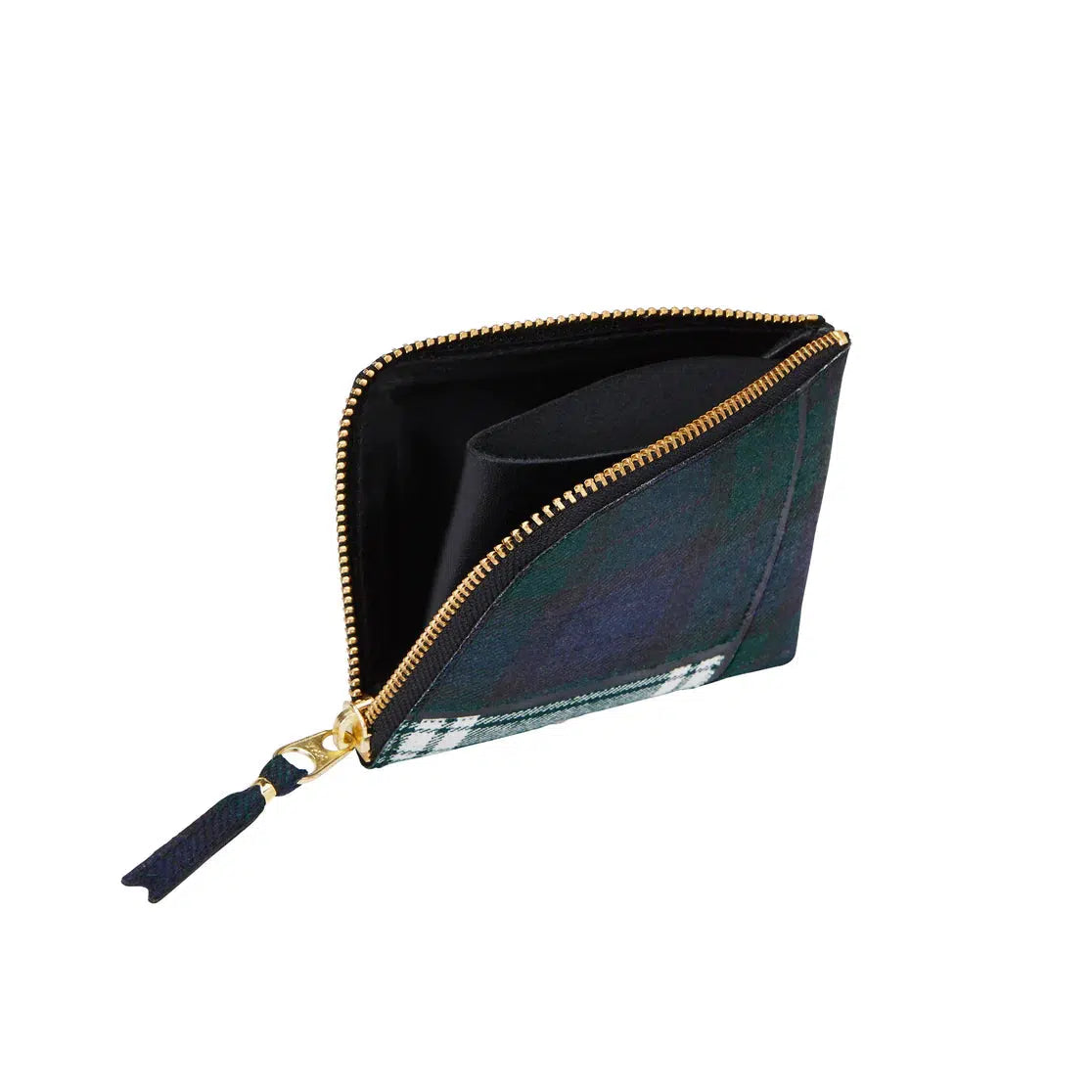 SA3100TPG Wallet - Tartan Patchwork Green-Comme des Garçons Wallet-W2 Store