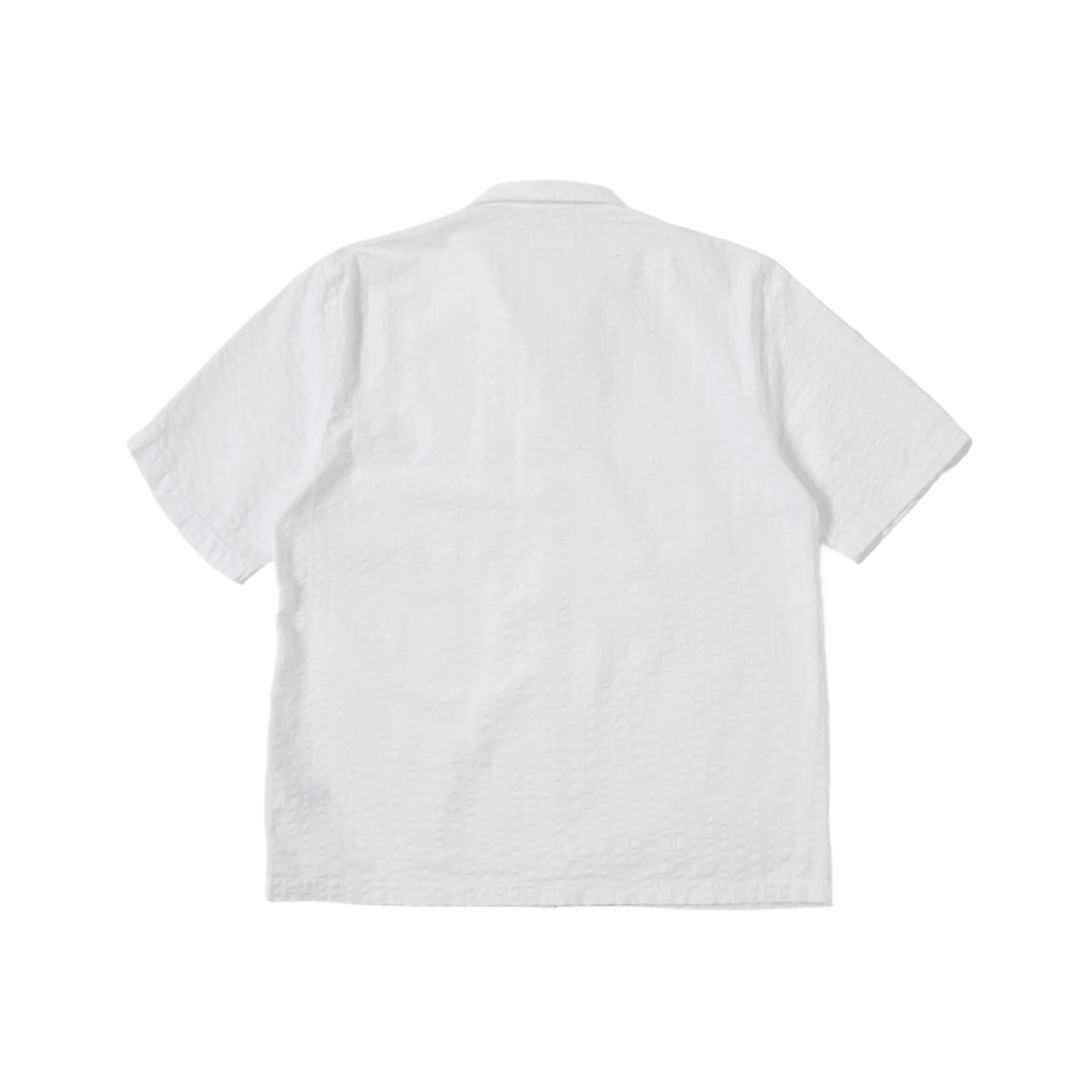 Sal Road Shirt Kos Self Stripe - White-Universal Works-W2 Store