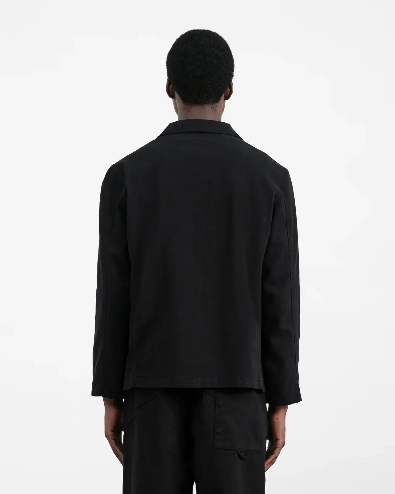 Scuttlers Jacket Gmt Dye Organic Cotton Twill - Black-YMC-W2 Store