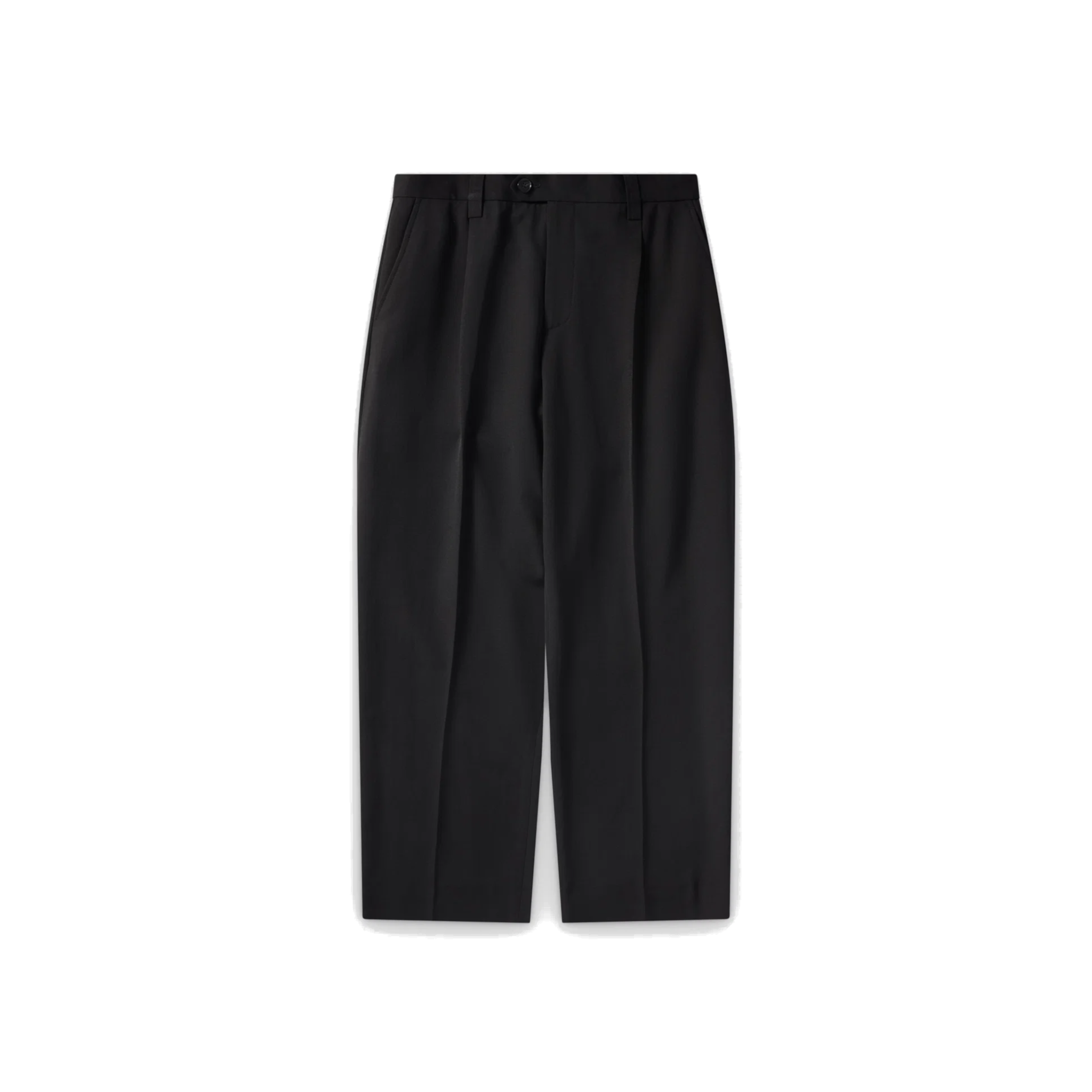 Service Trousers - Muted Black Cotton-mfpen-W2 Store