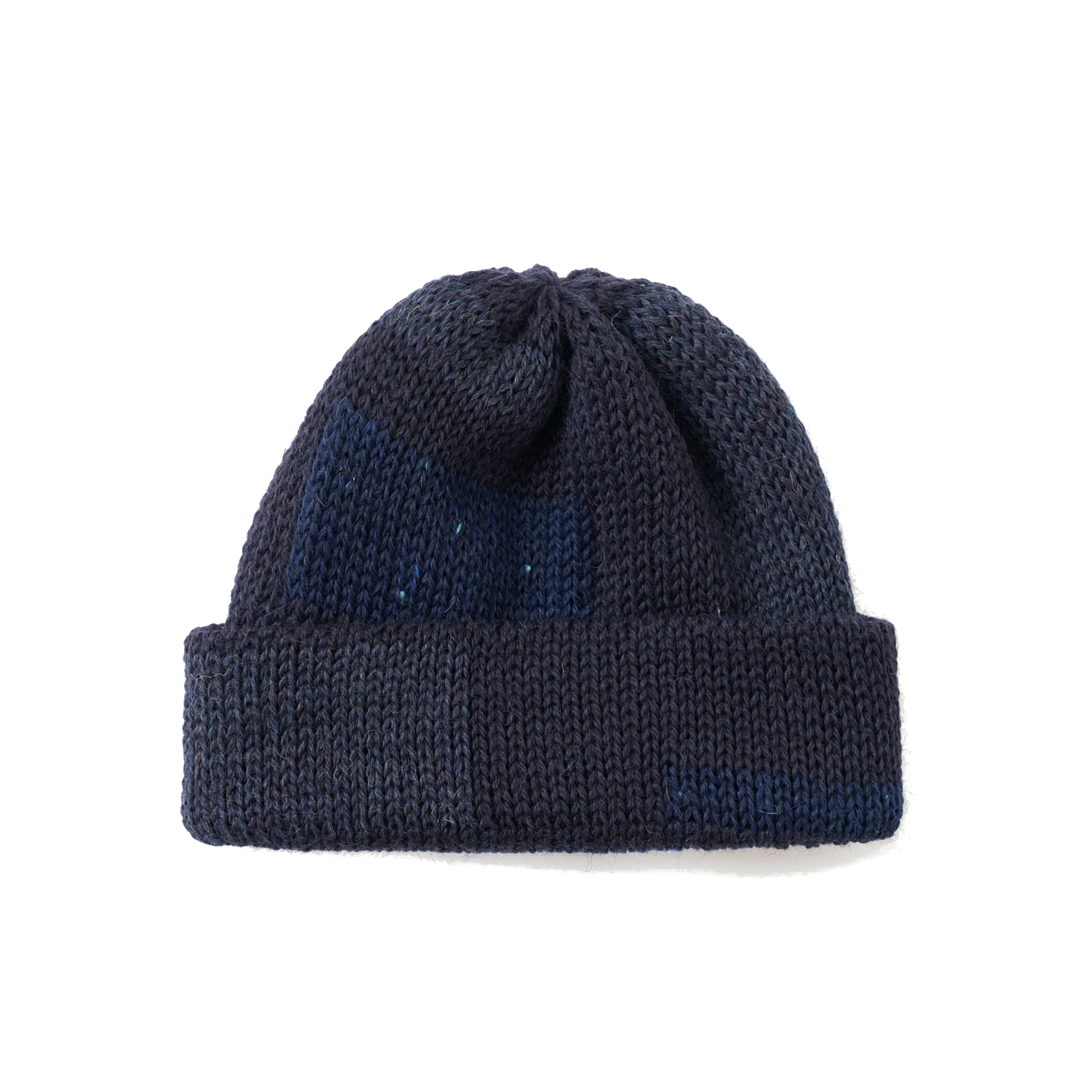 Short Watch Cap British Wool - Navy-Universal Works-W2 Store