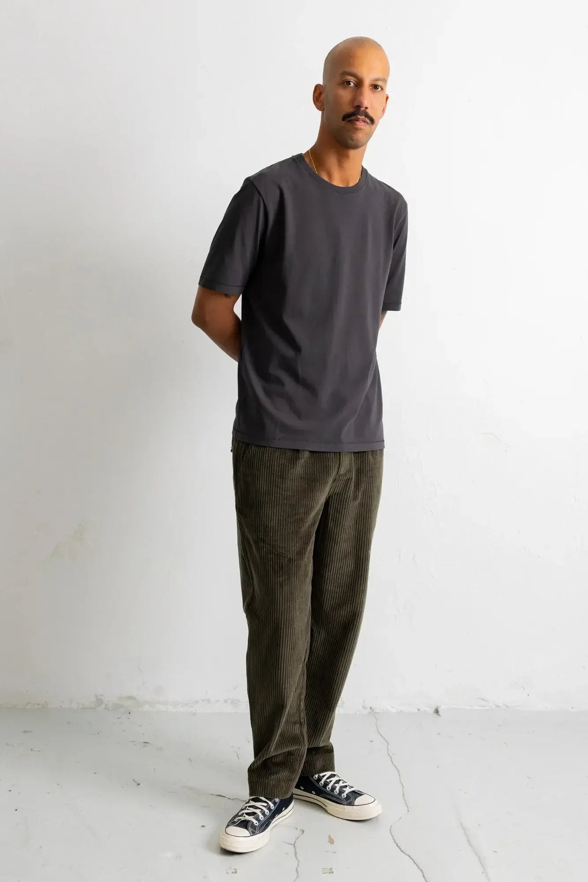 Signal Pant - Deep Sage Chunky Cord-Folk-W2 Store