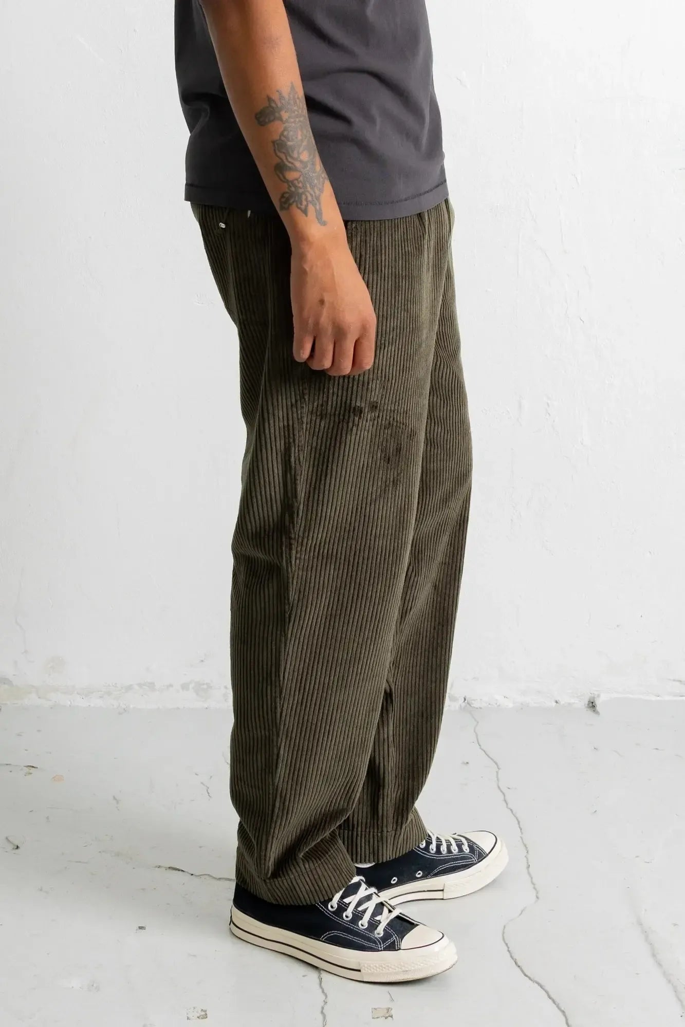 Signal Pant - Deep Sage Chunky Cord-Folk-W2 Store