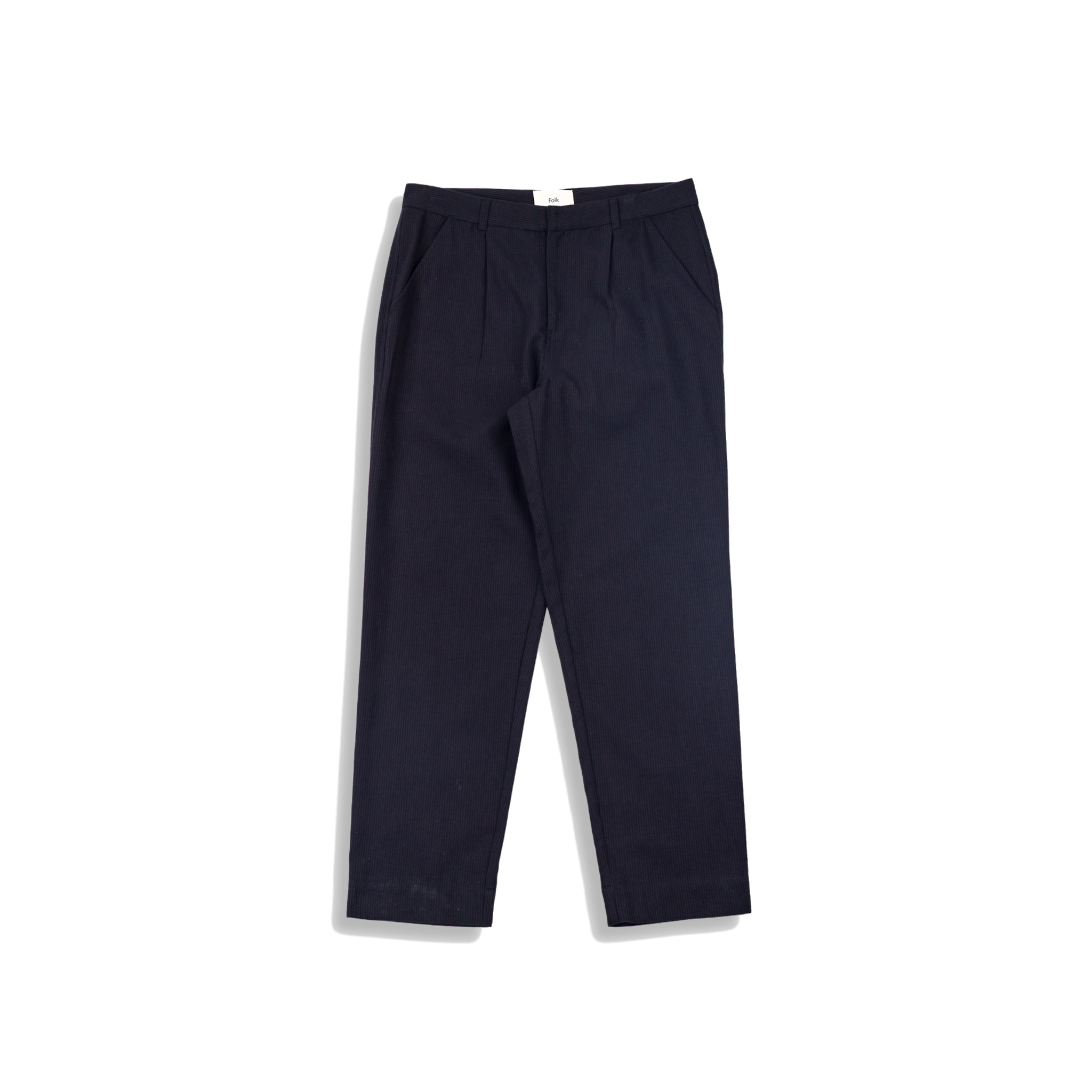 Signal Pant - Soft Black Brushed Stripe-Folk-W2 Store