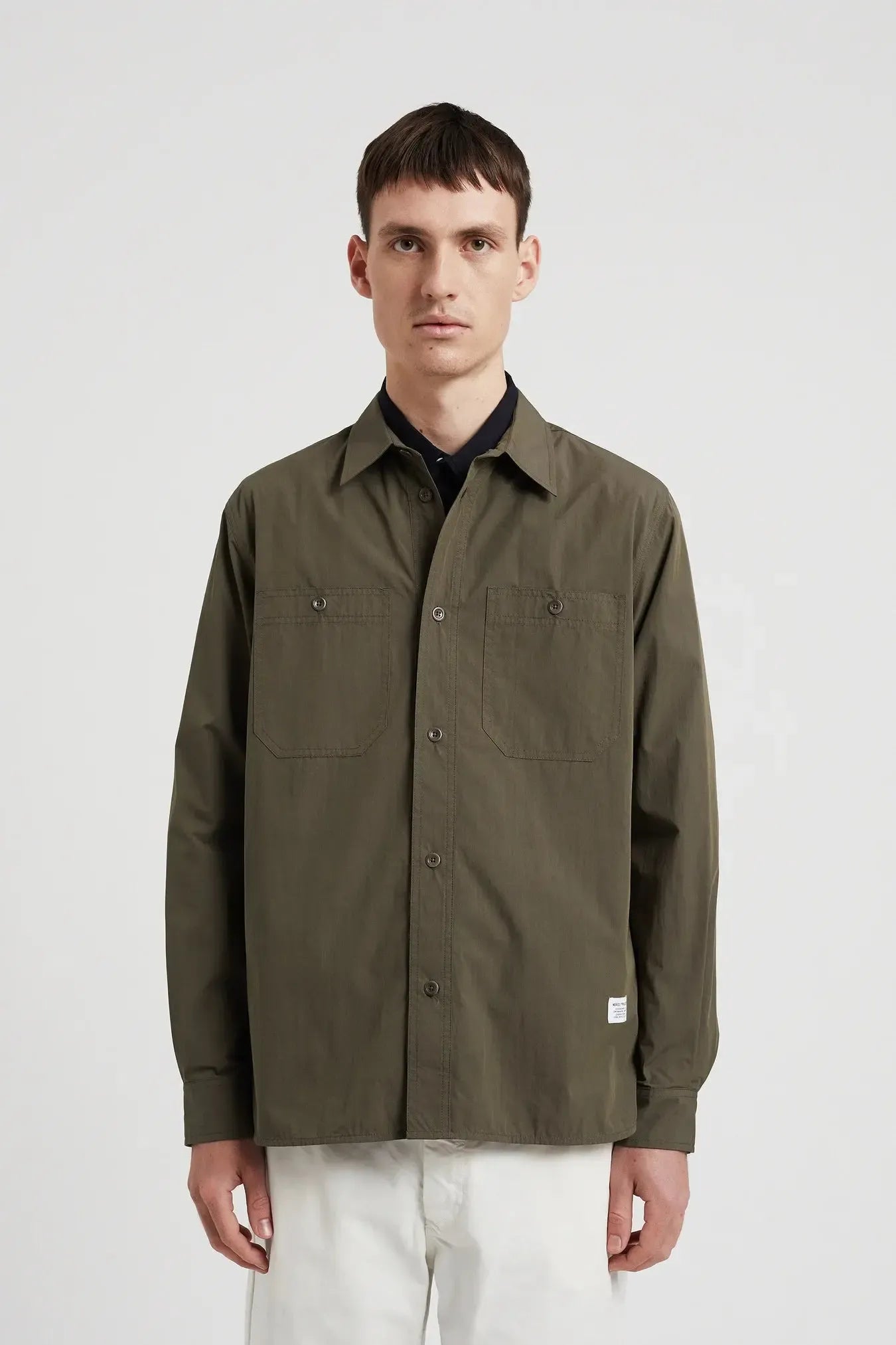 Silas Tech Poplin Shirt 2.0 - Ivy Green-Norse Projects-W2 Store