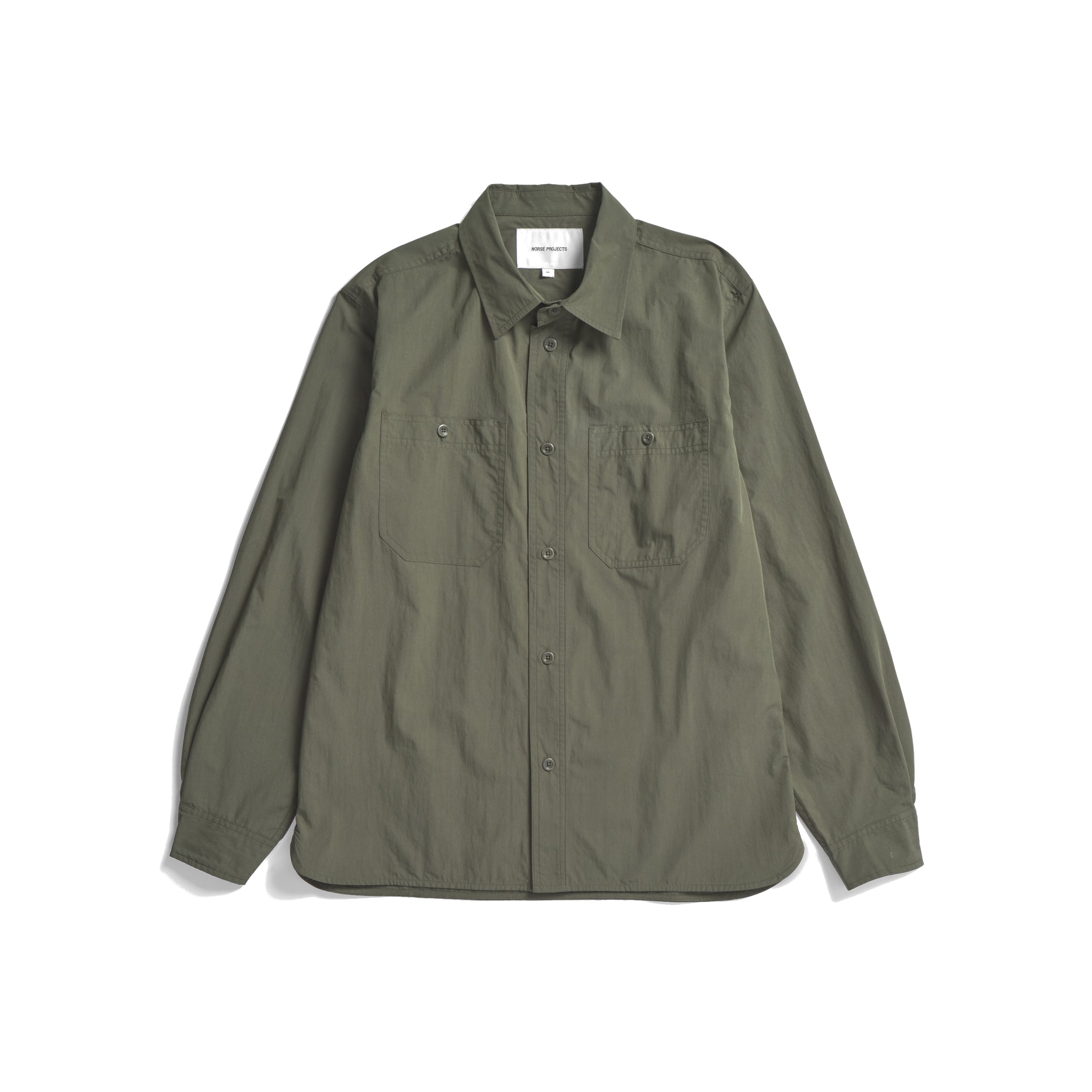 Silas Tech Poplin Shirt 2.0 - Ivy Green-Norse Projects-W2 Store