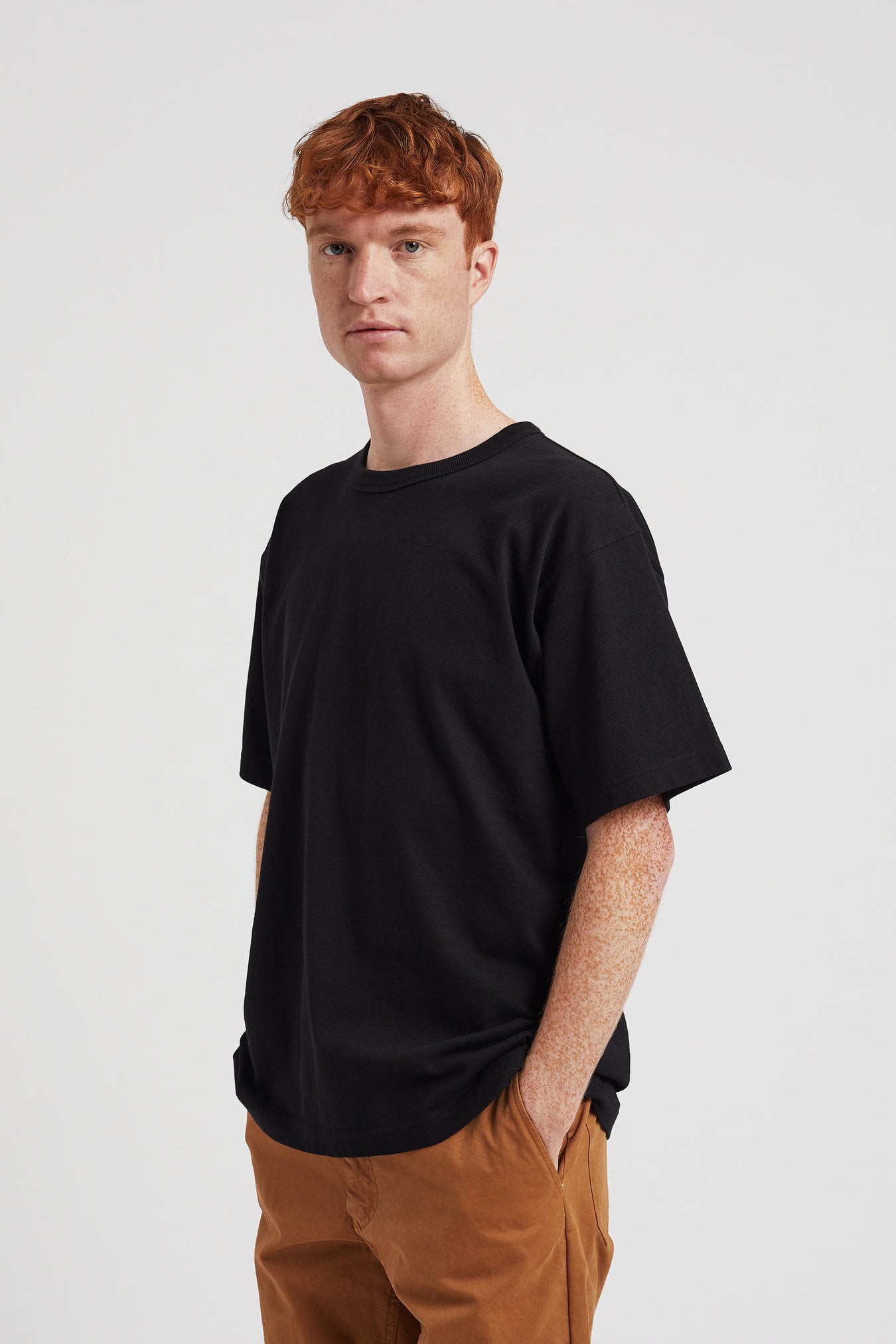 Simon Heavy T-shirt - Black-Norse Projects-W2 Store